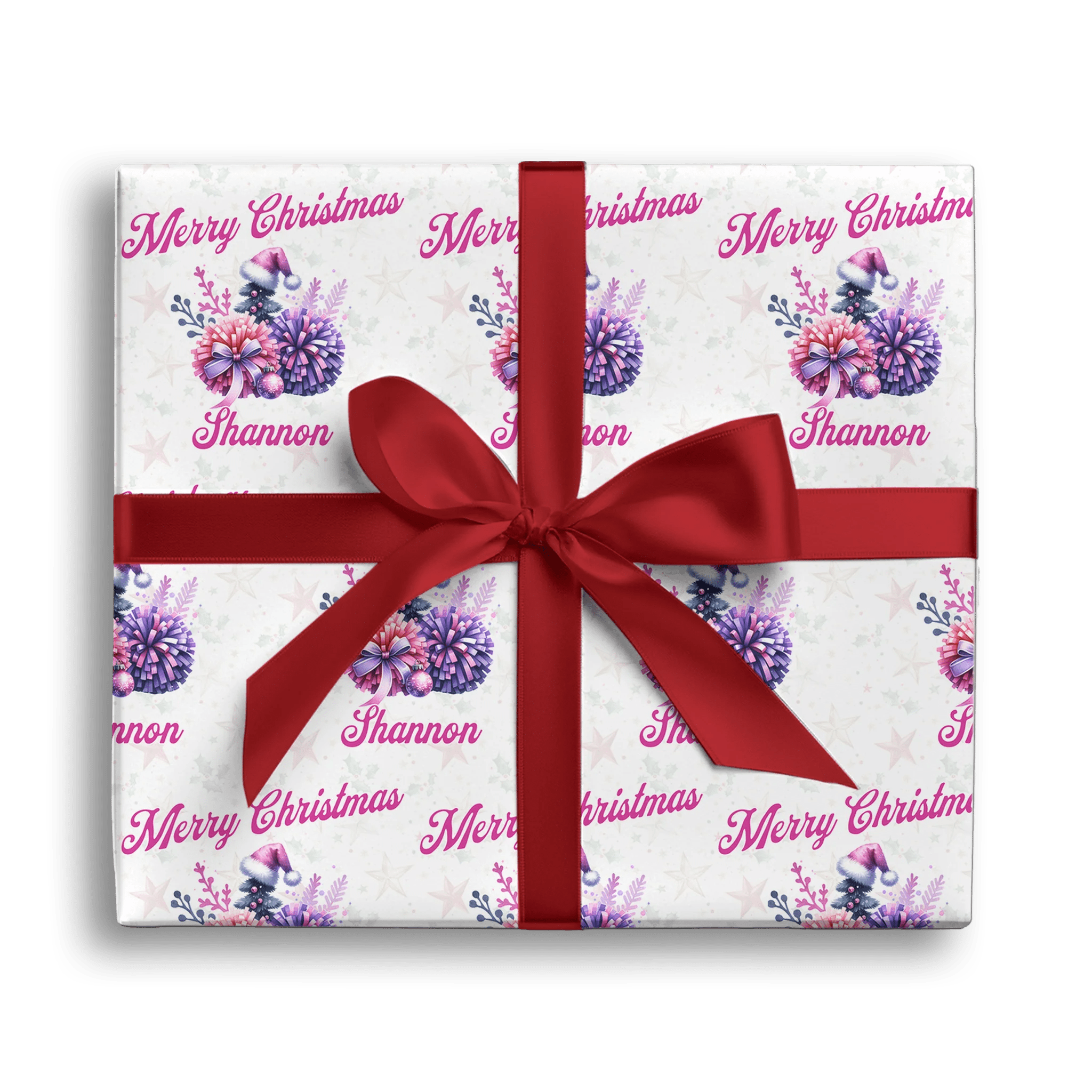 Jingle Script Gift Wrapping Paper