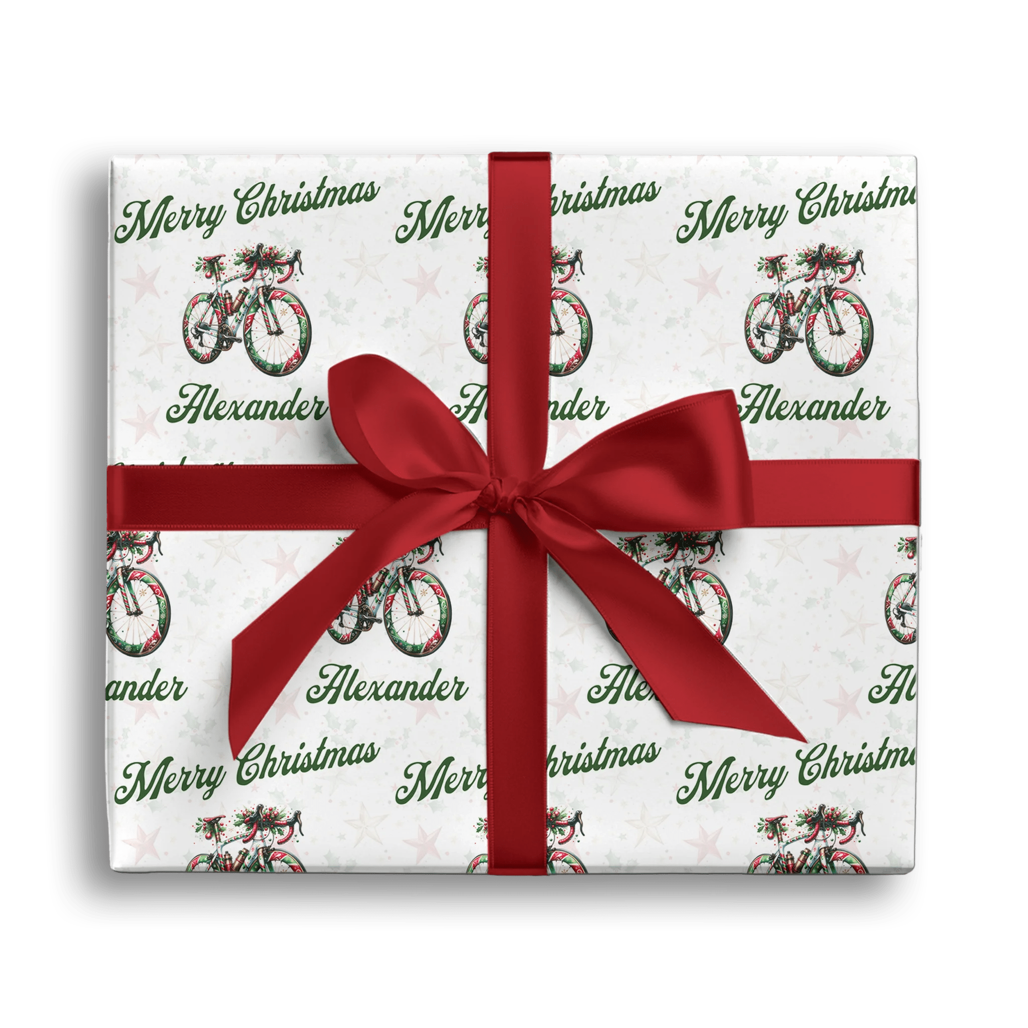 Bike the Halls Gift Wrapping Paper