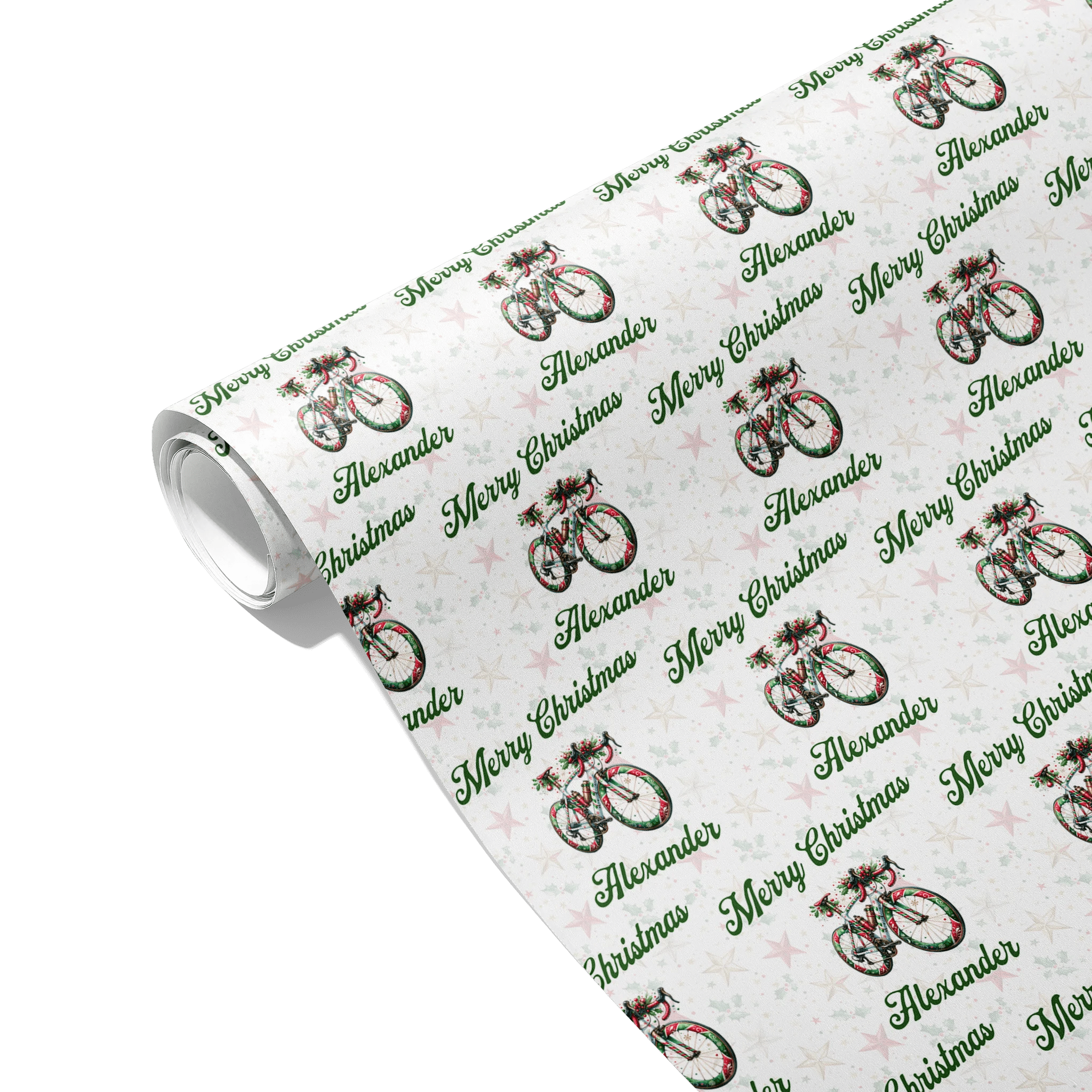 Bike the Halls Gift Wrapping Paper