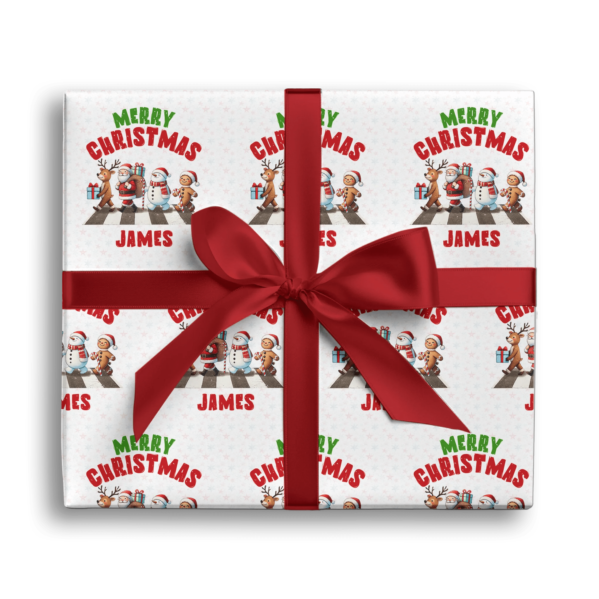 Sleigh Queue Gift Wrapping Paper