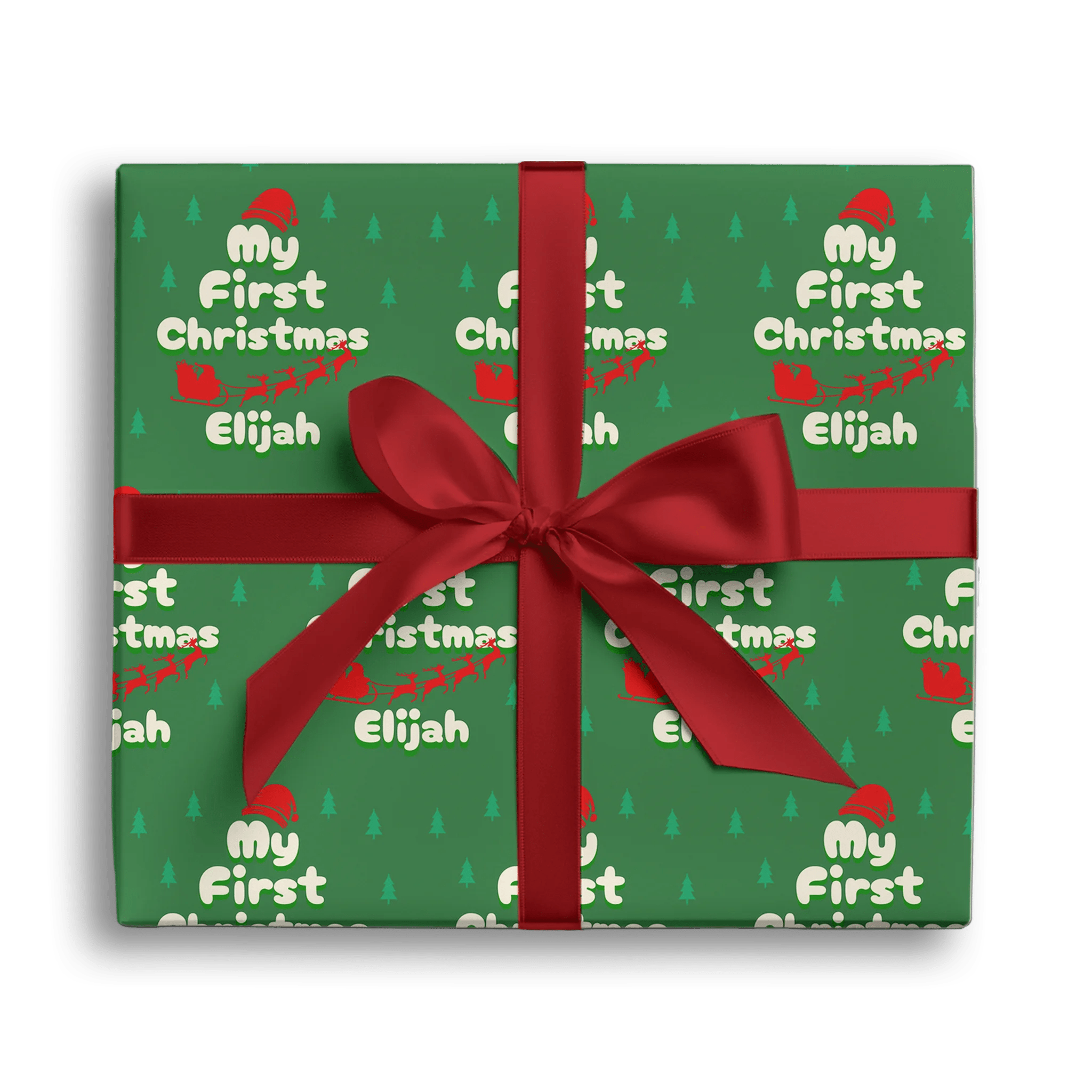 Santa’s Flight Plan Gift Wrapping Paper