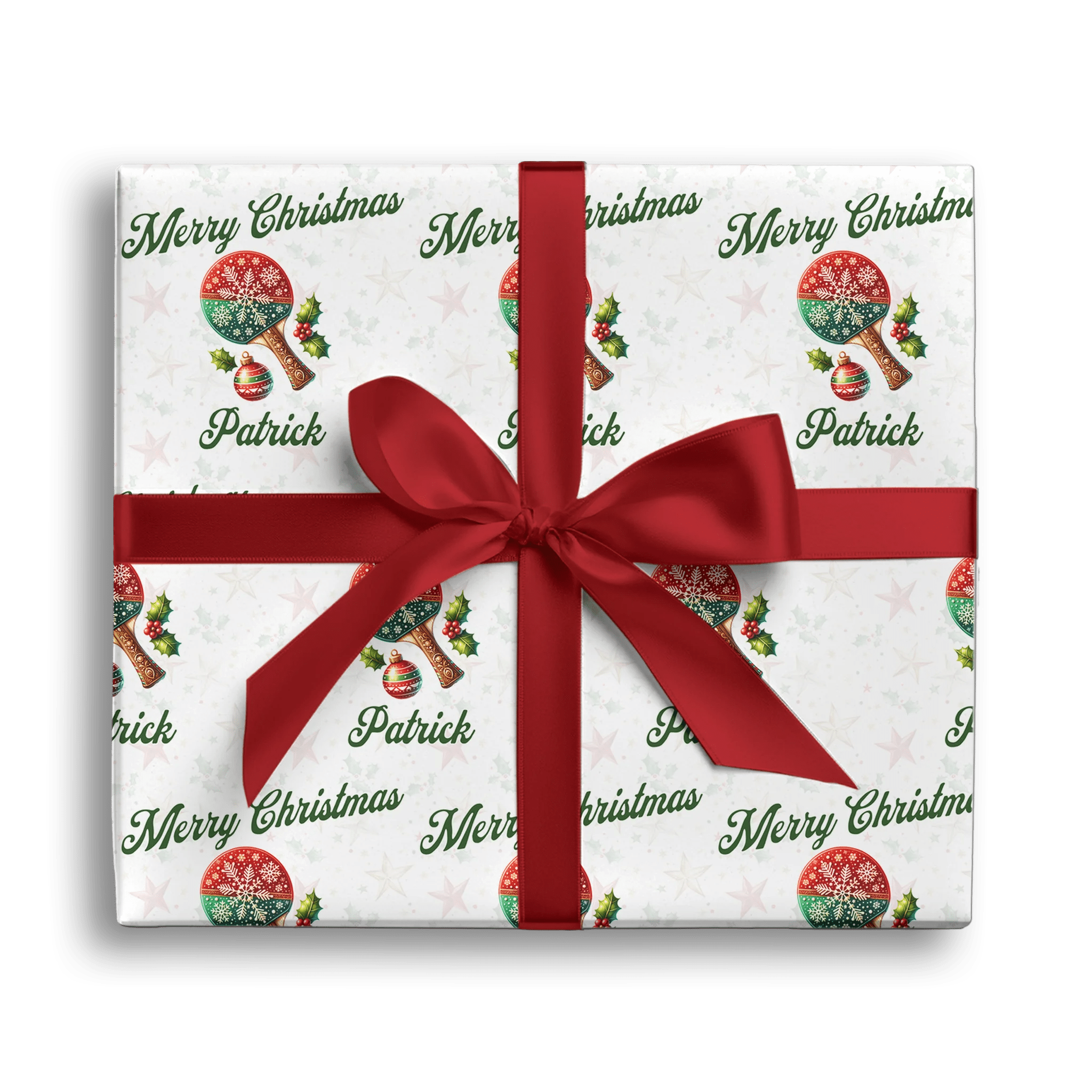 Serve Up Santa Gift Wrapping Paper
