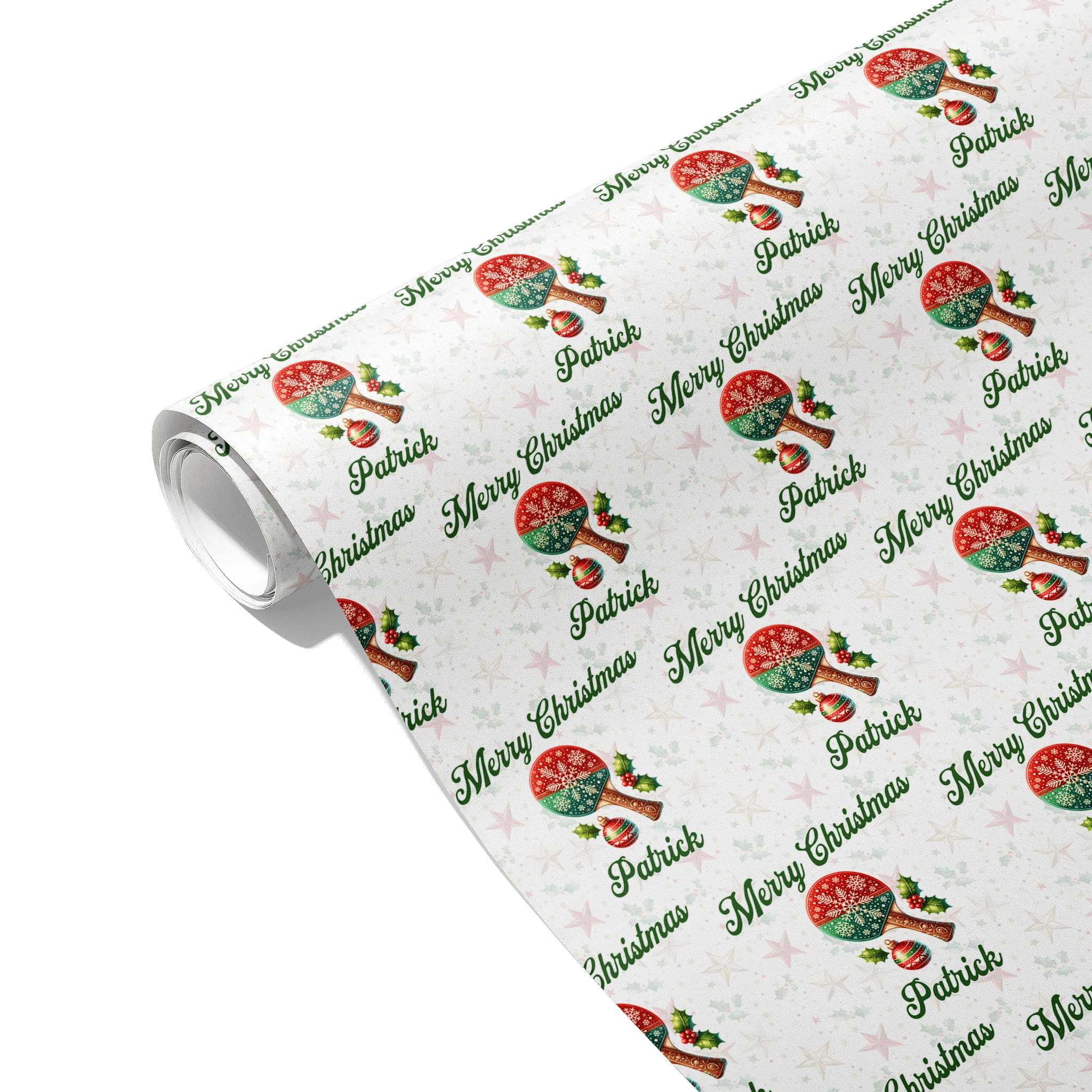 Serve Up Santa Gift Wrapping Paper