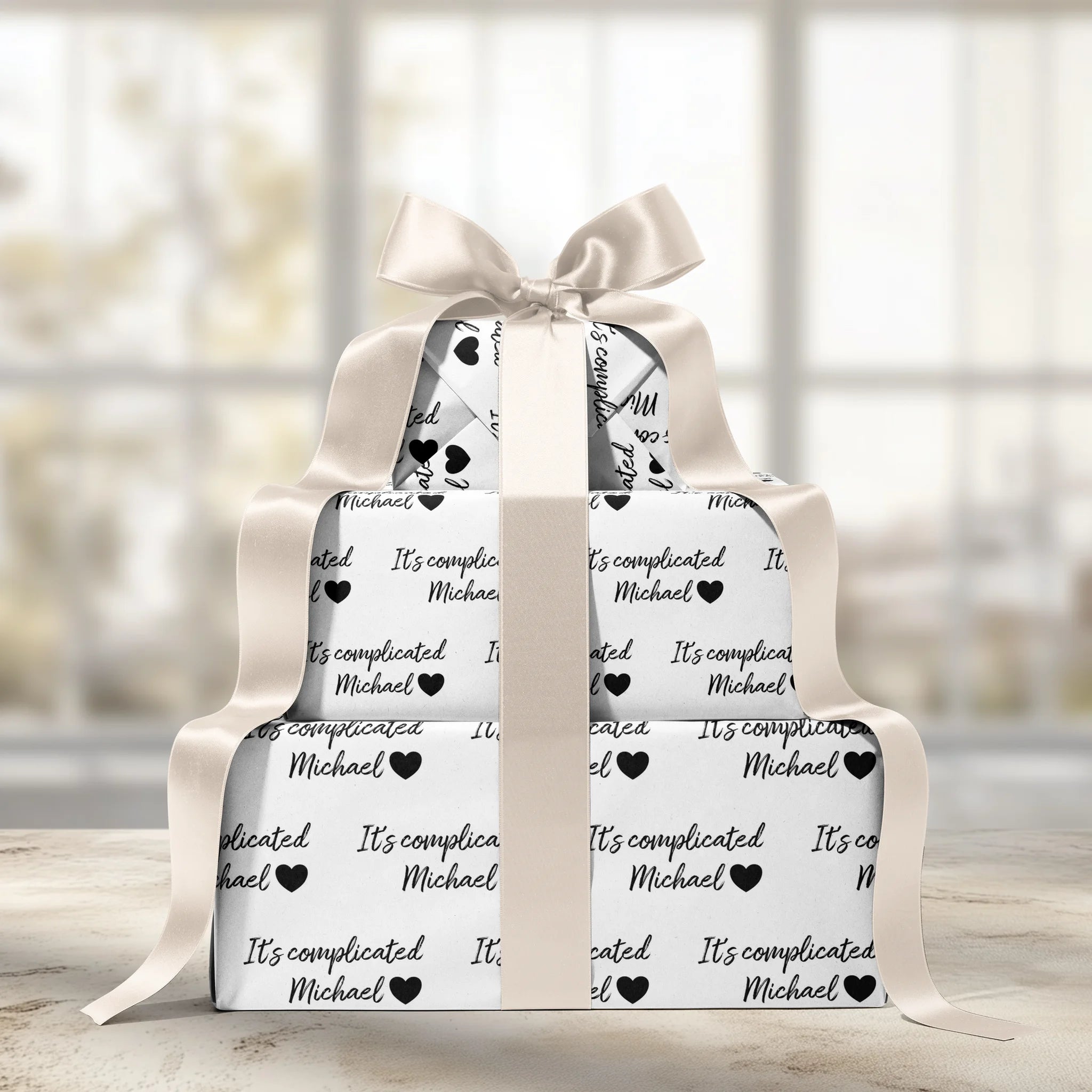 Out of Line Gift Wrapping Paper