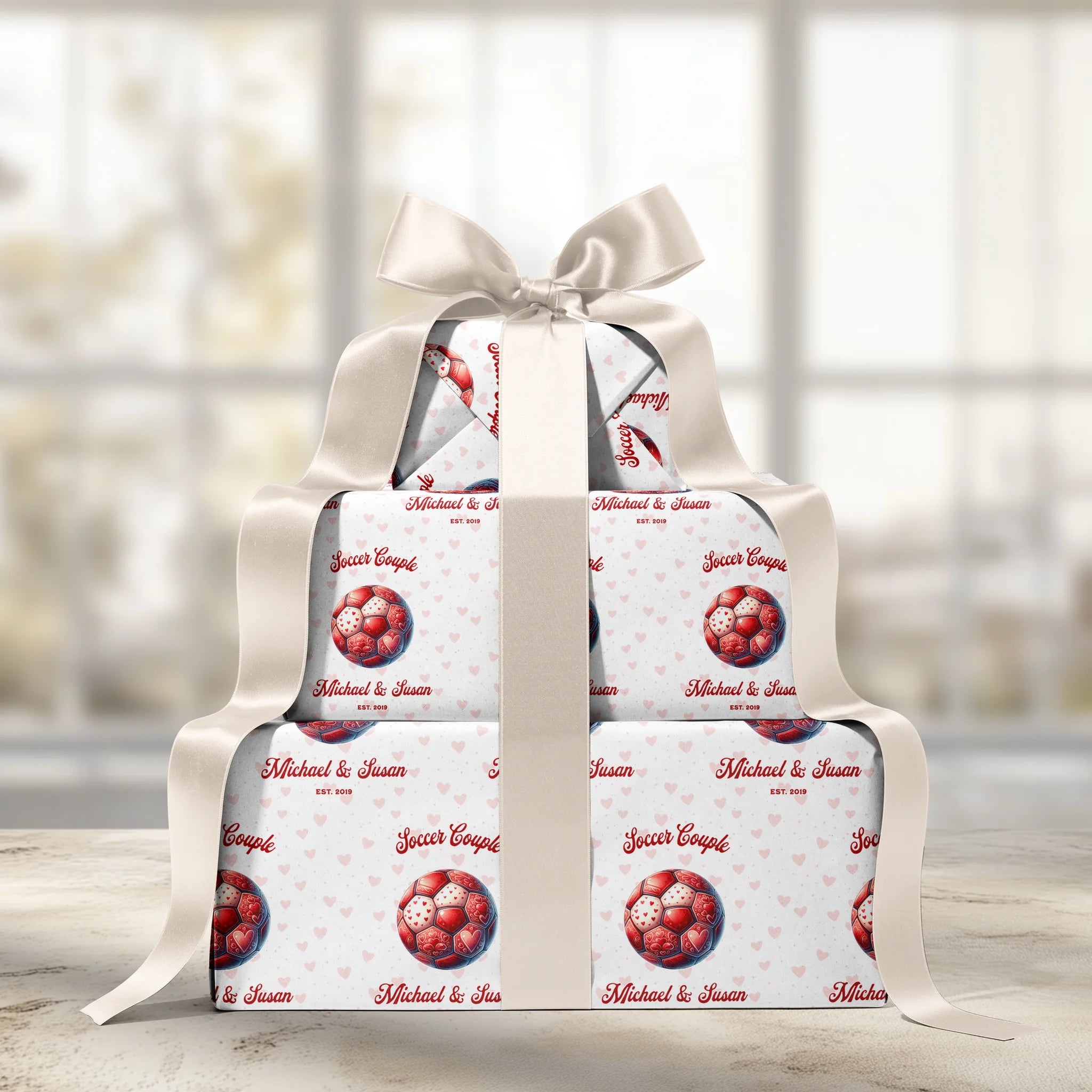 Heart Kicker Gift Wrapping Paper