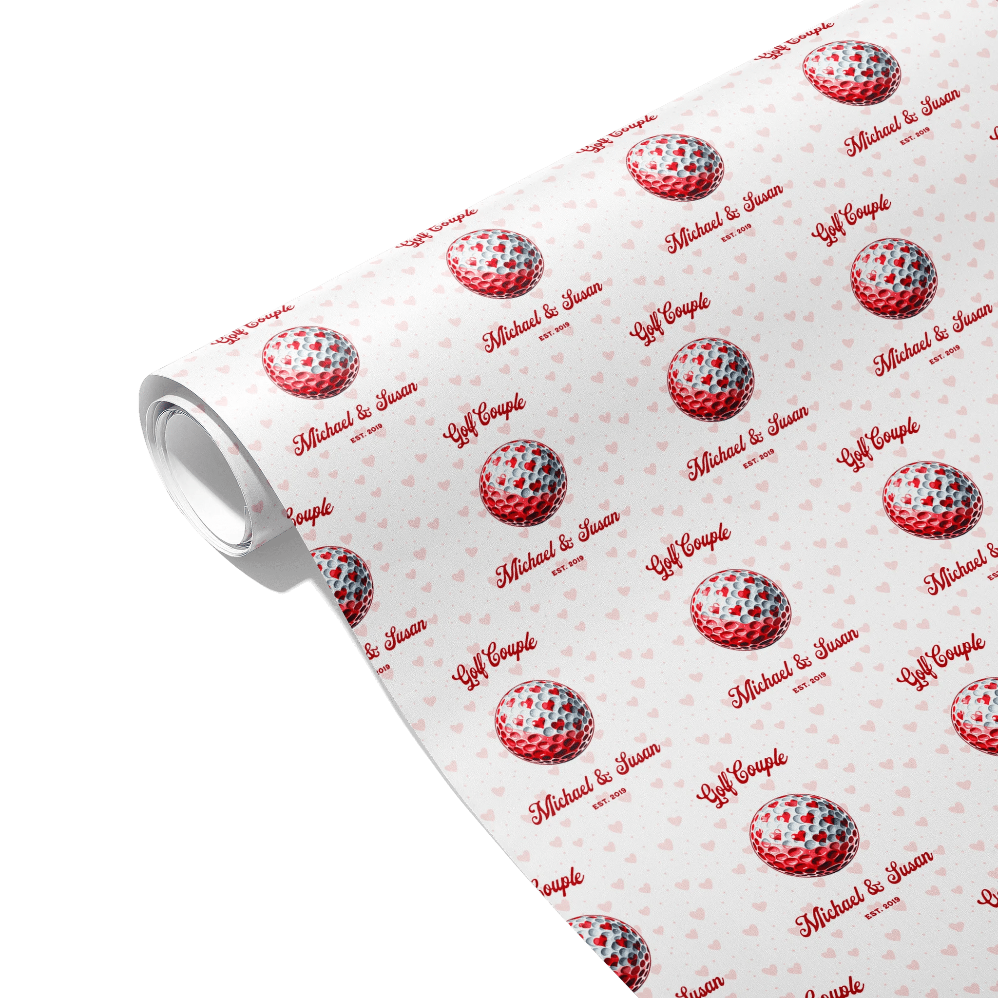 Heart on the Green Gift Wrapping Paper