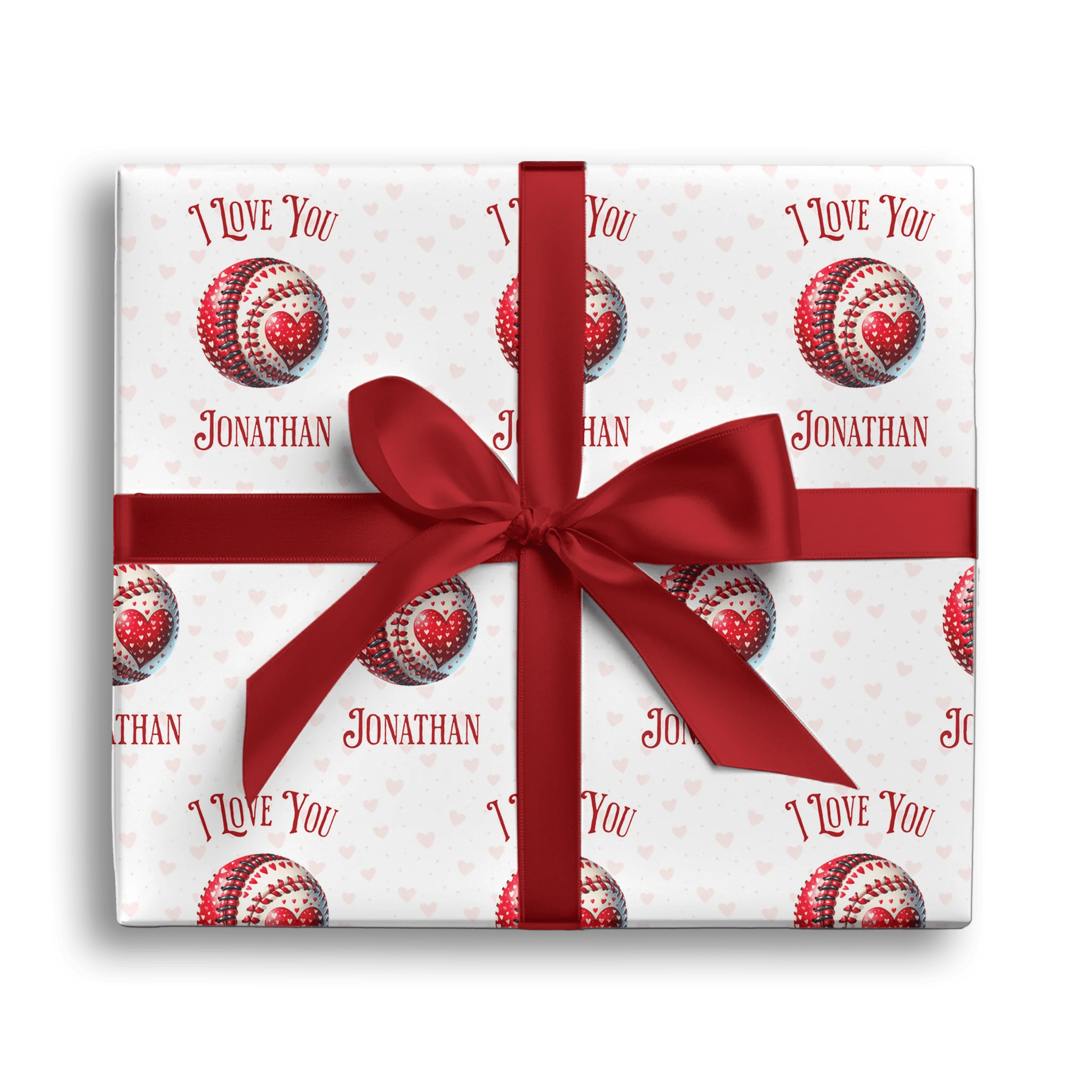 Home Run Romance Gift Wrapping Paper