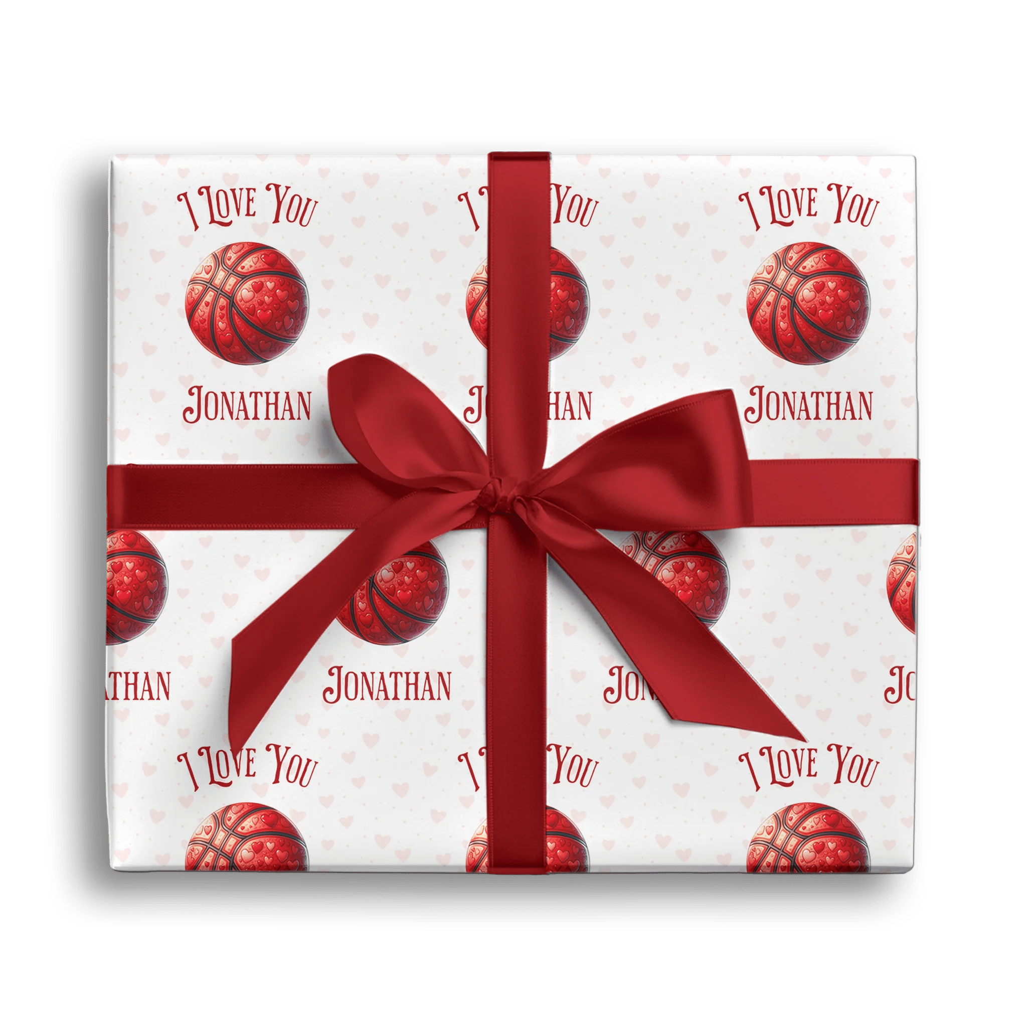 Full Court Heart Gift Wrapping Paper