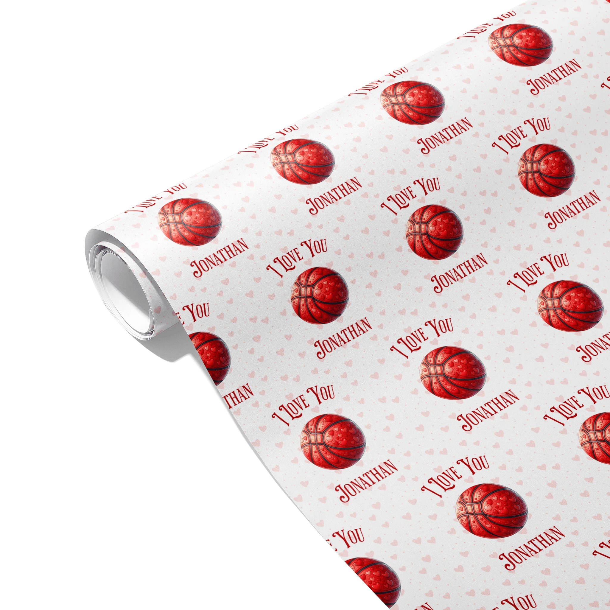 Full Court Heart Gift Wrapping Paper