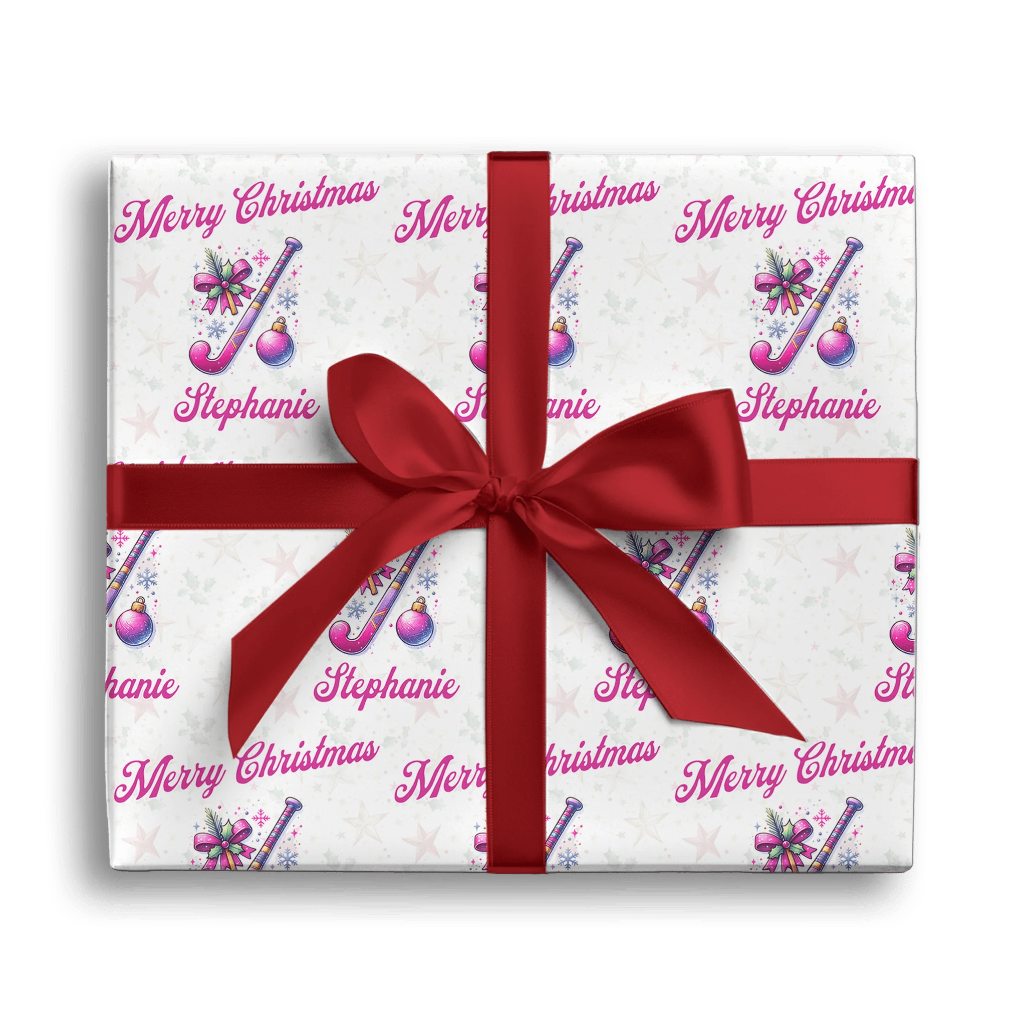 Festive Stick Shift Gift Wrapping Paper