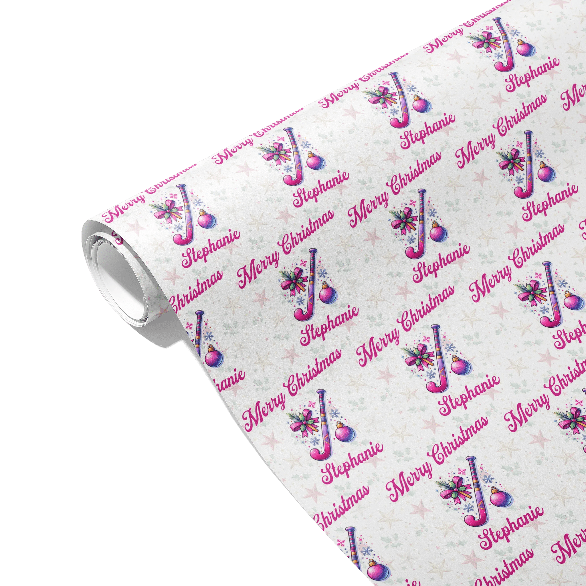 Festive Stick Shift Gift Wrapping Paper
