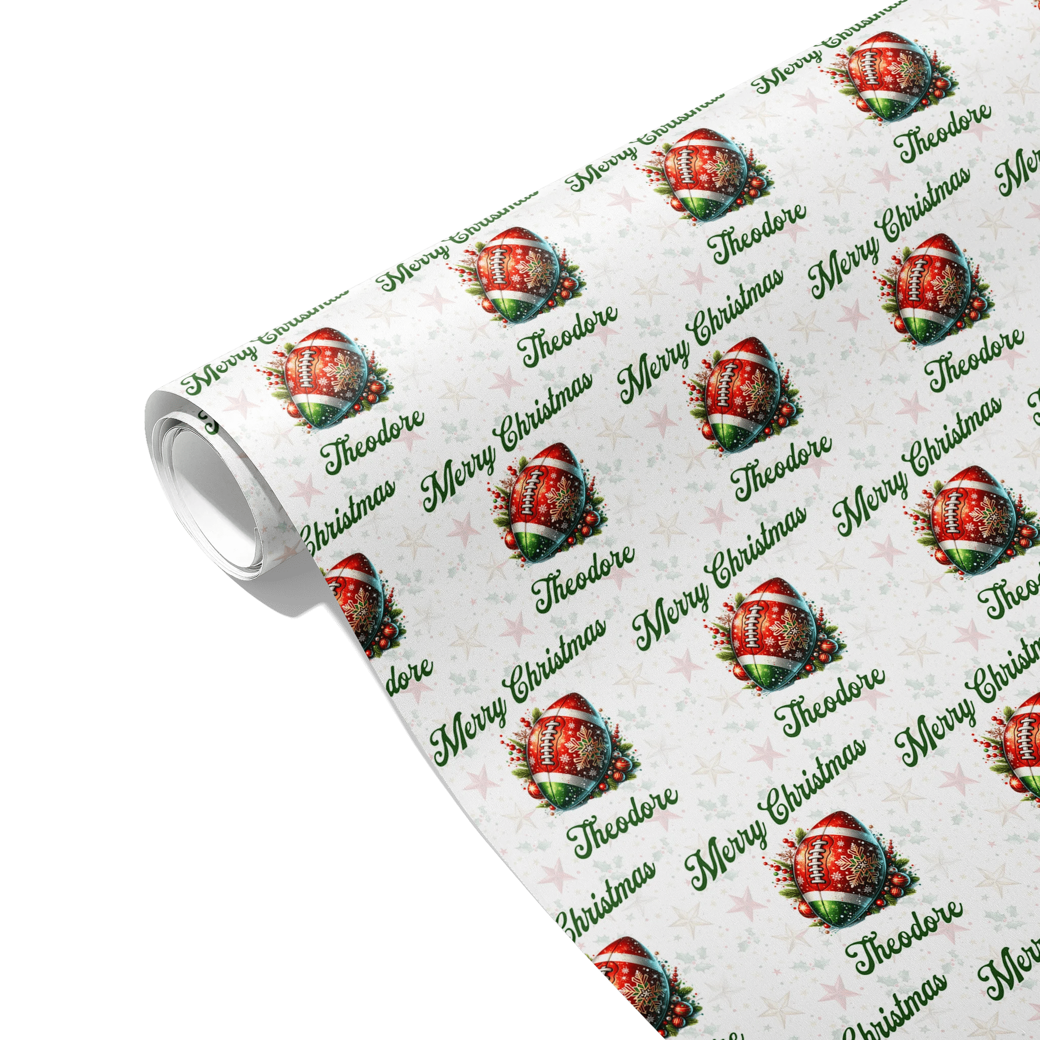 Festive Field Goal Gift Wrapping Paper
