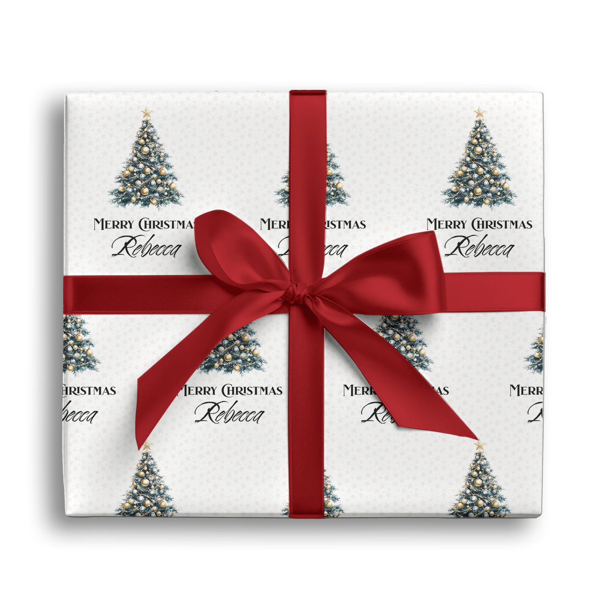 Holiday Evergreen Gift Wrapping Paper