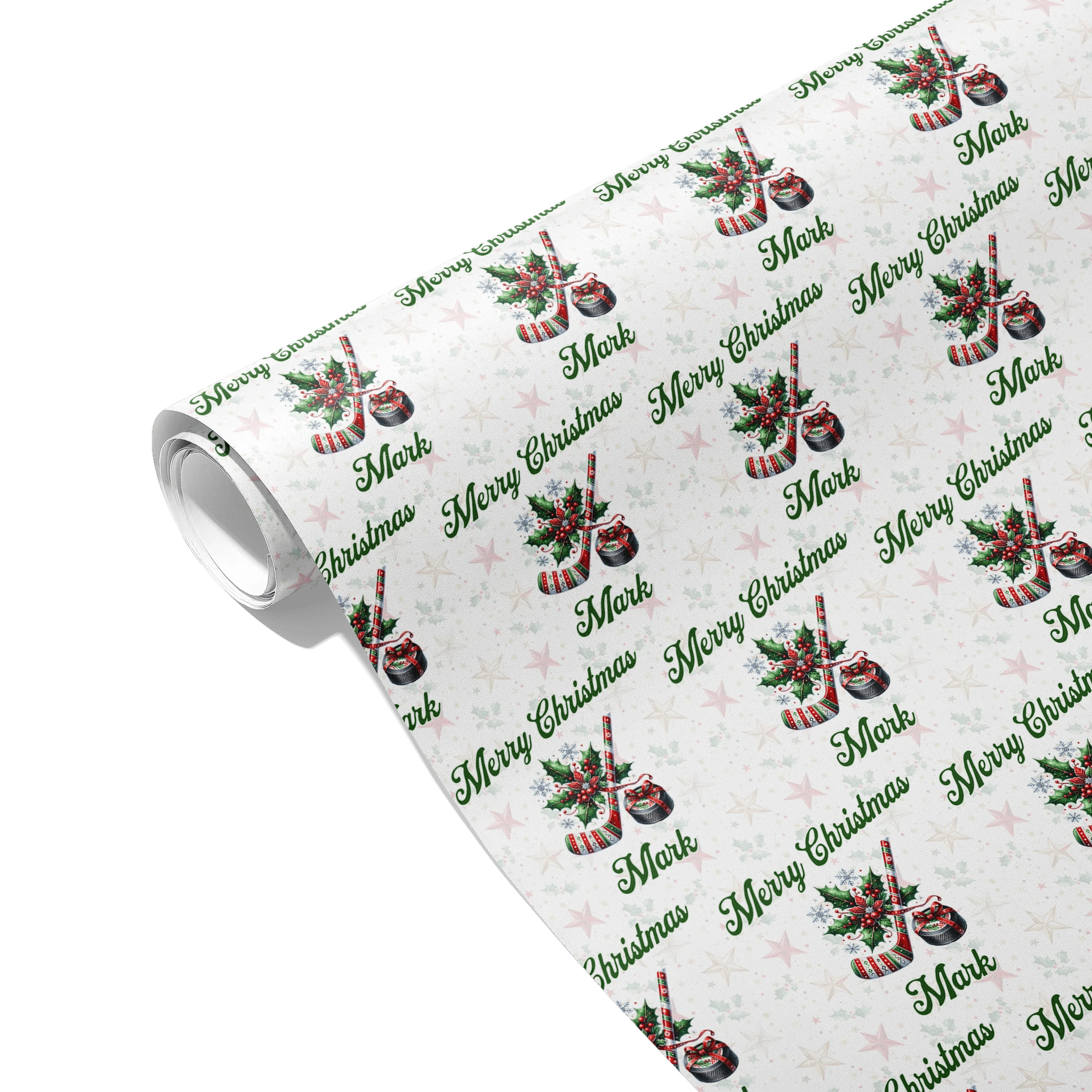 Holly Jolly Hat Trick Gift Wrapping Paper