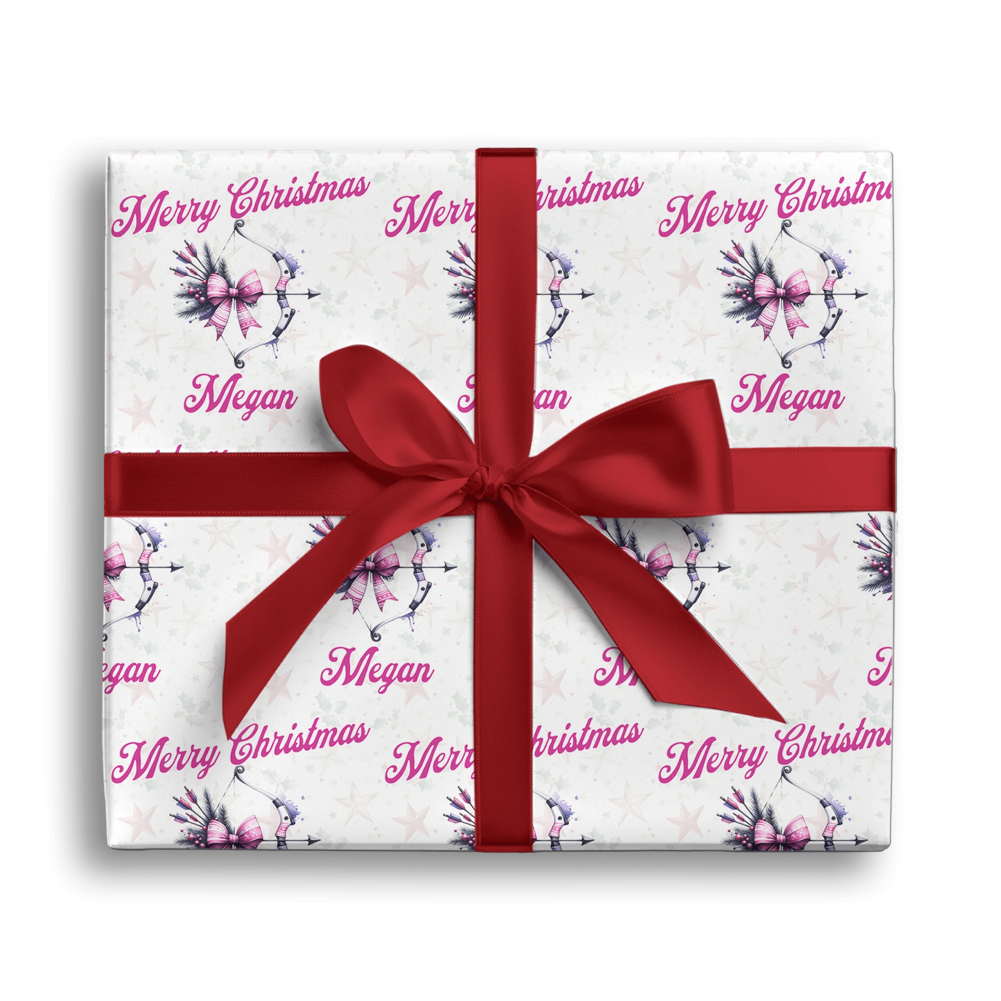 Bow and Arrowed Gift Wrapping Paper