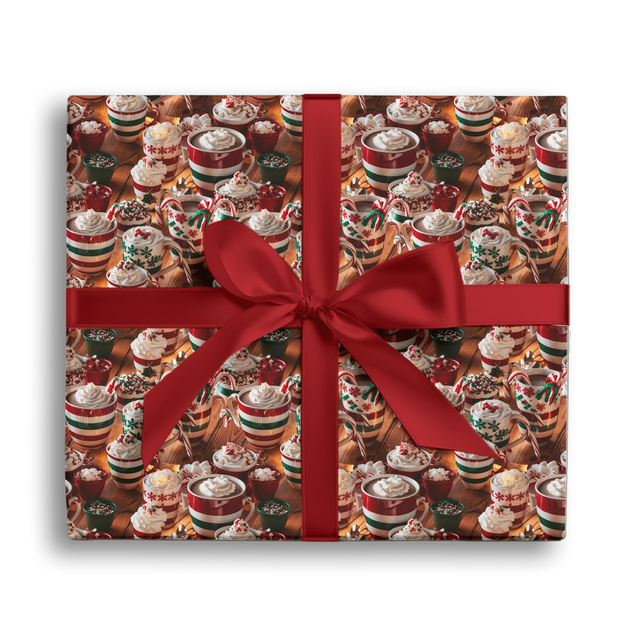 Santa’s Secret Sips Gift Wrapping Paper