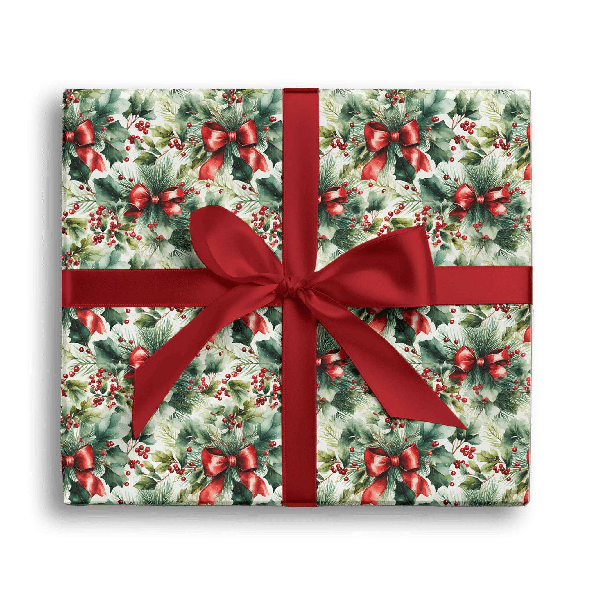 Bow Tied Tidings Gift Wrapping Paper
