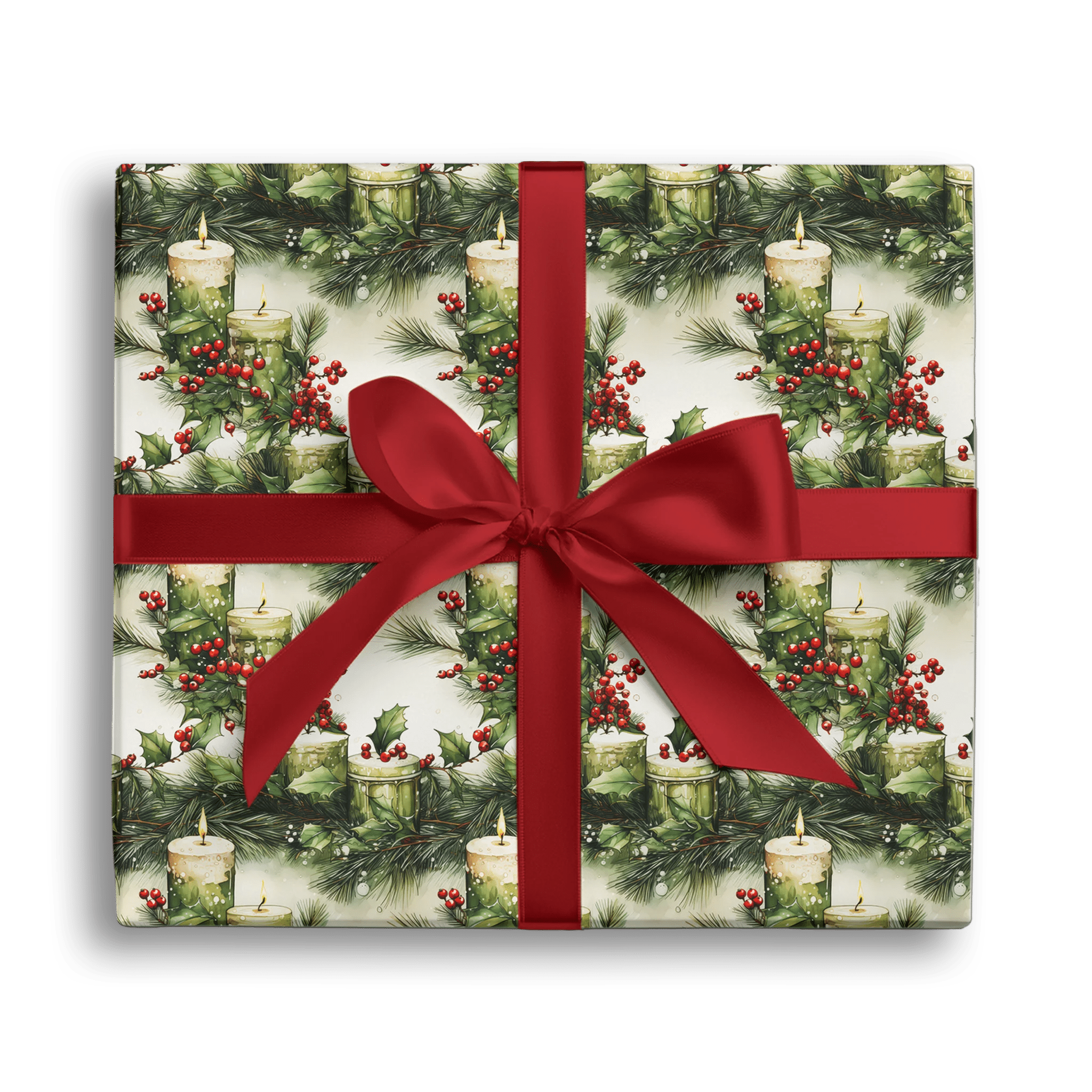 Candlelight Countdown Gift Wrapping Paper