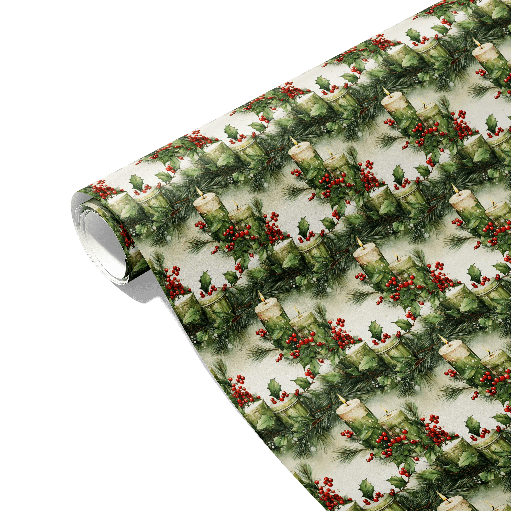 Candlelight Countdown Gift Wrapping Paper