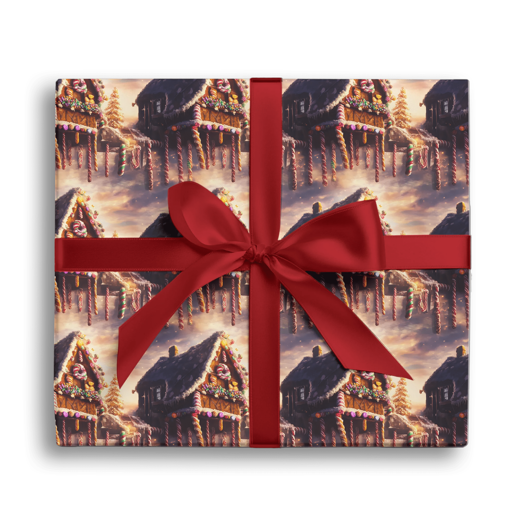 Sugarplum Parcel Gift Wrapping Paper