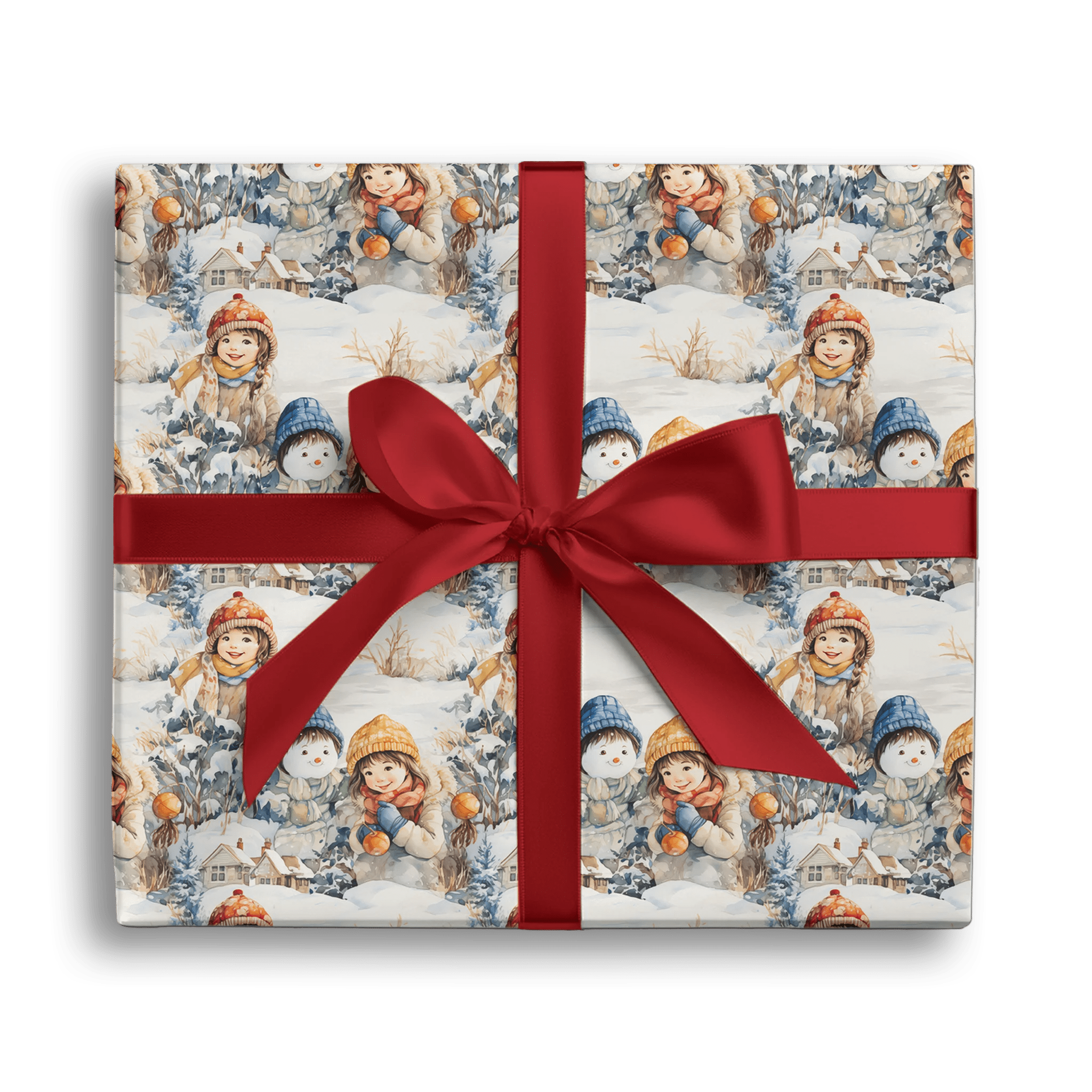 Snow Day Playbook Gift Wrapping Paper