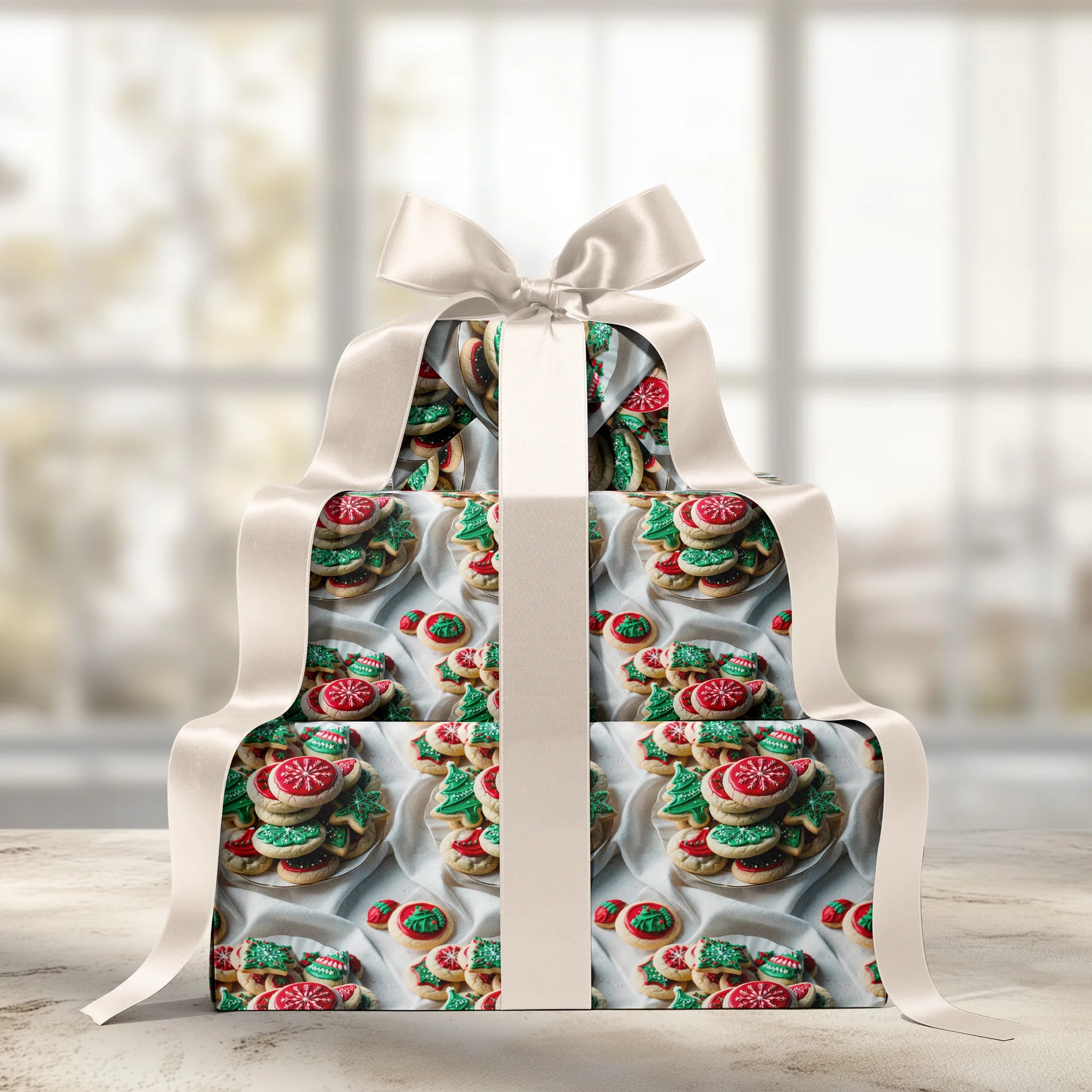 Santa’s Snackdown Gift Wrapping Paper
