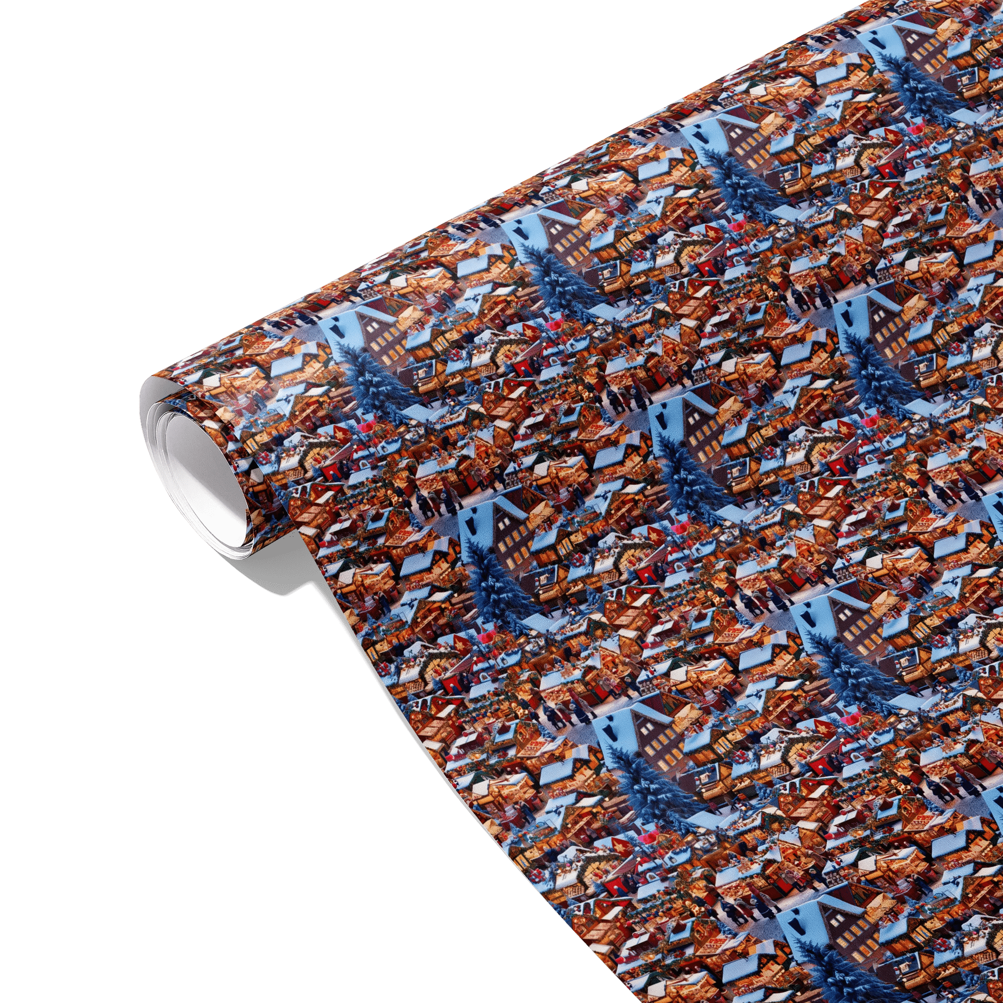 Yuletide Lane Gift Wrapping Paper