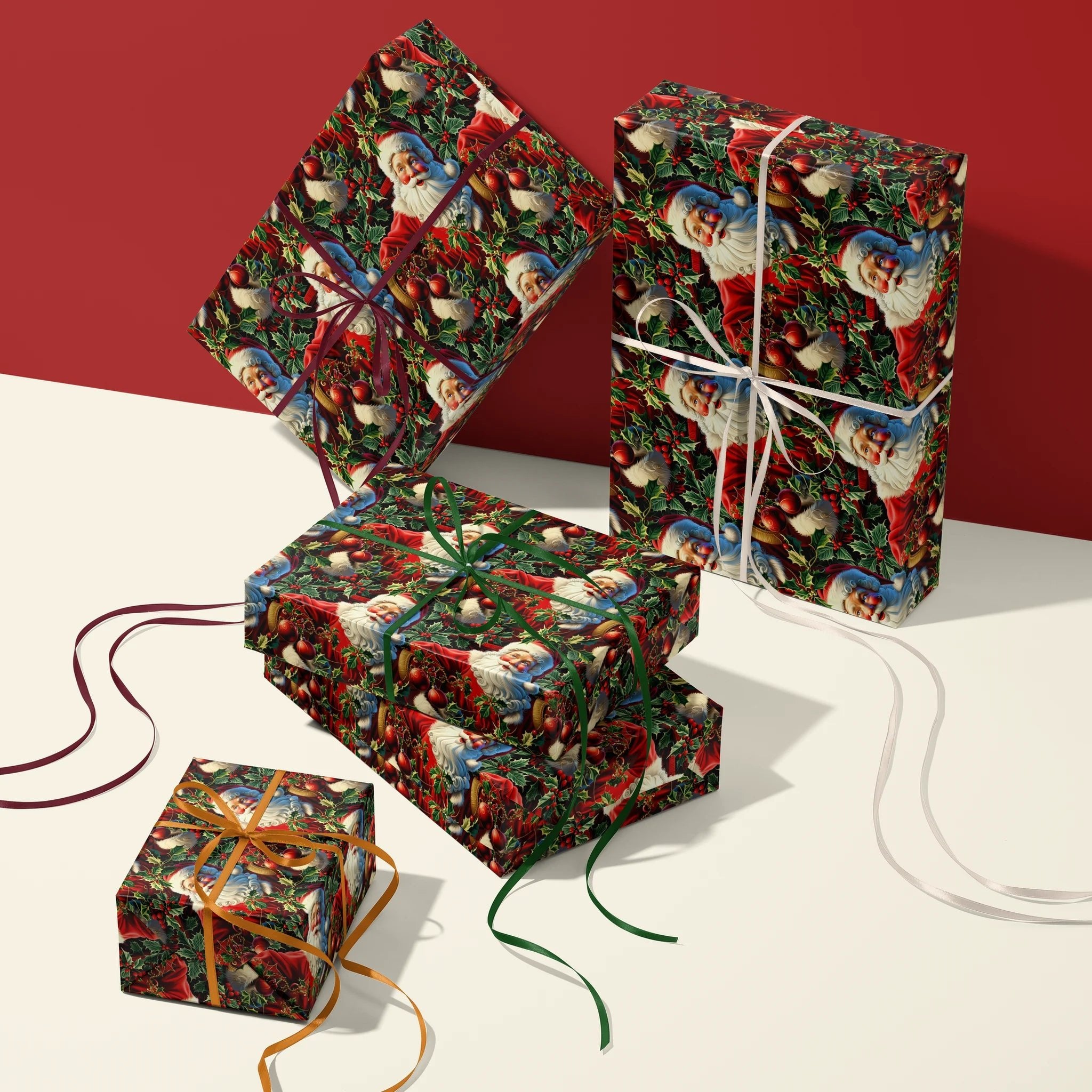 Santa Pause Please Gift Wrapping Paper