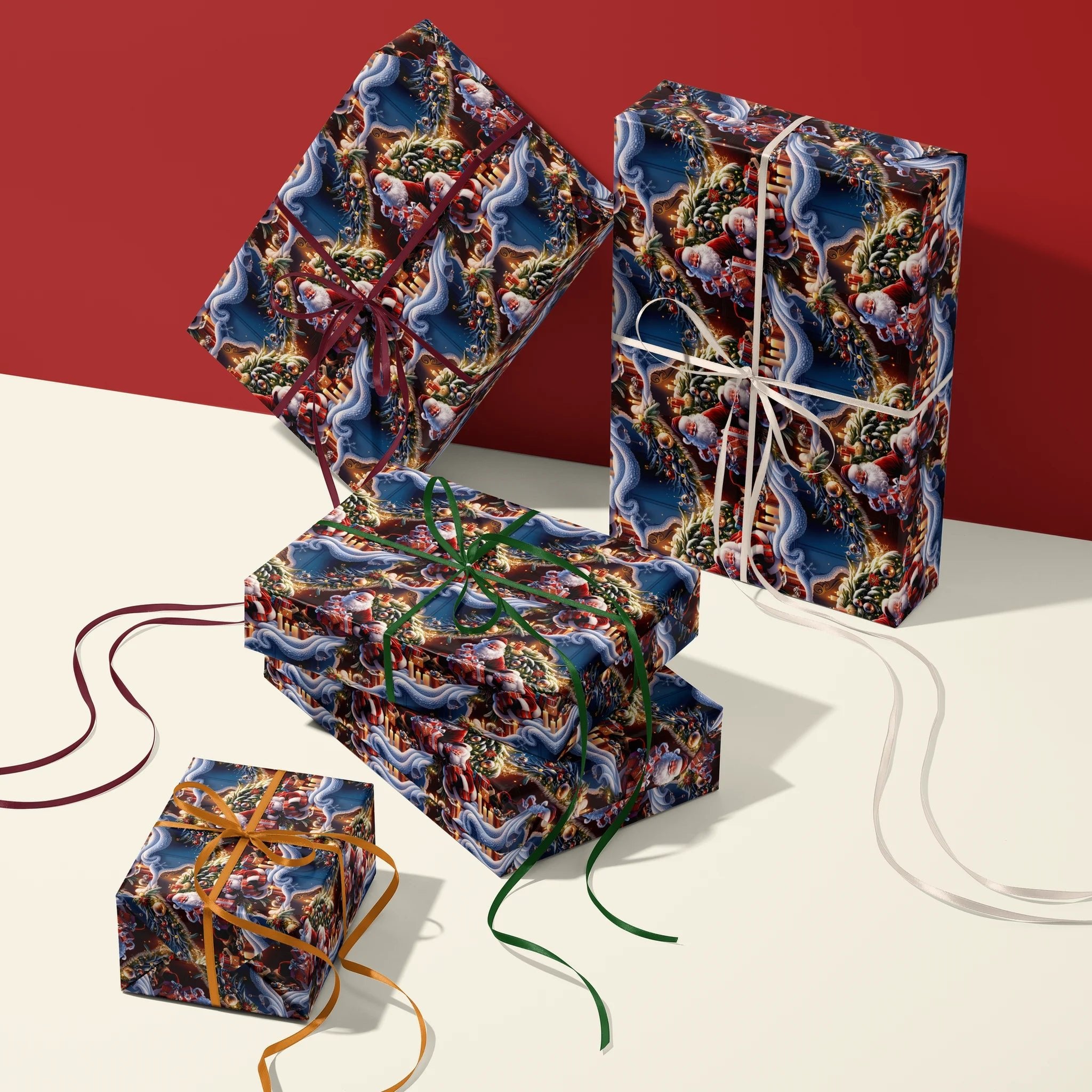 Ribbon Rumble Gift Wrapping Paper