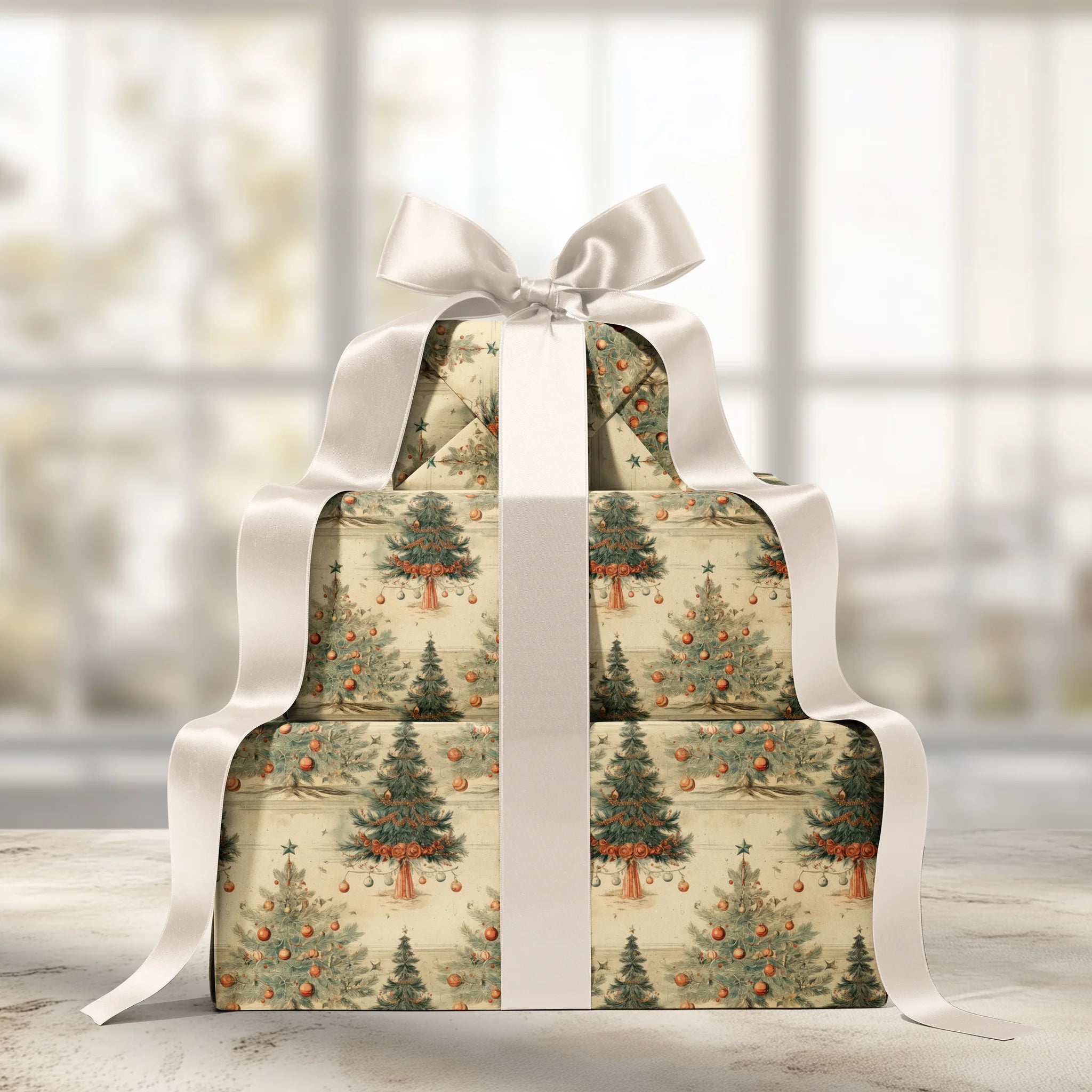 Tree-luxe Delivery Gift Wrapping Paper