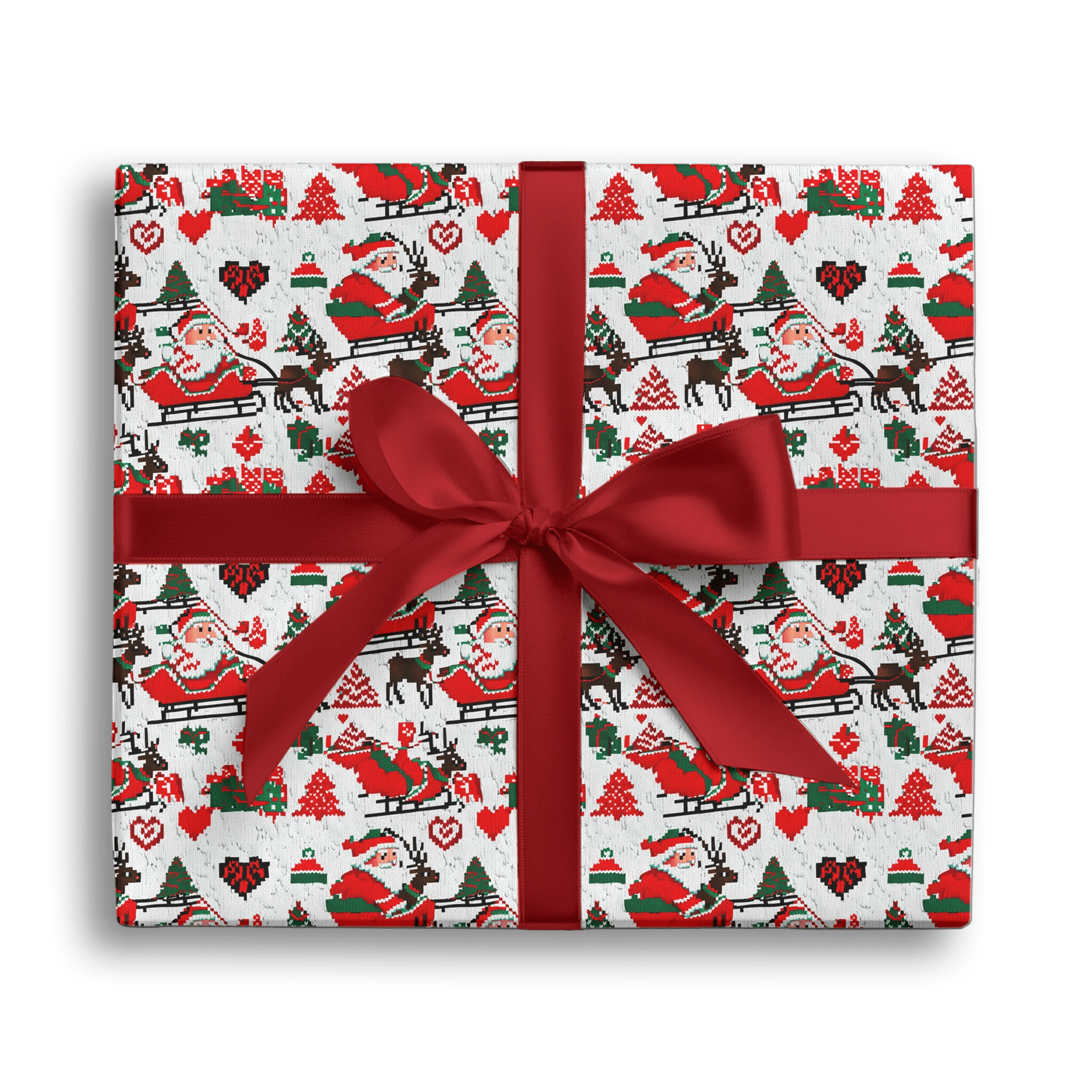 Knit Wit Christmas Gift Wrapping Paper