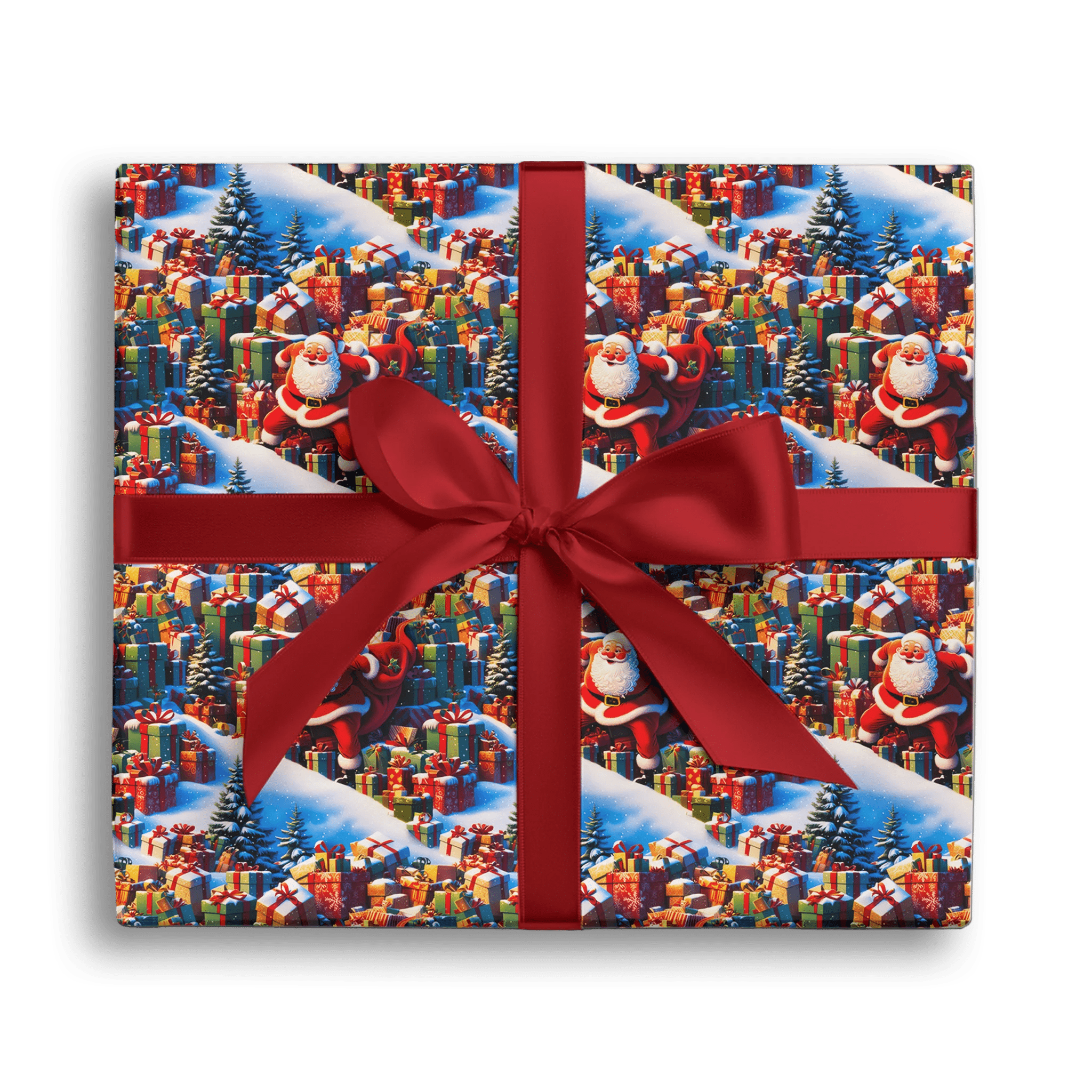 Santa’s Haul Pass Gift Wrapping Paper