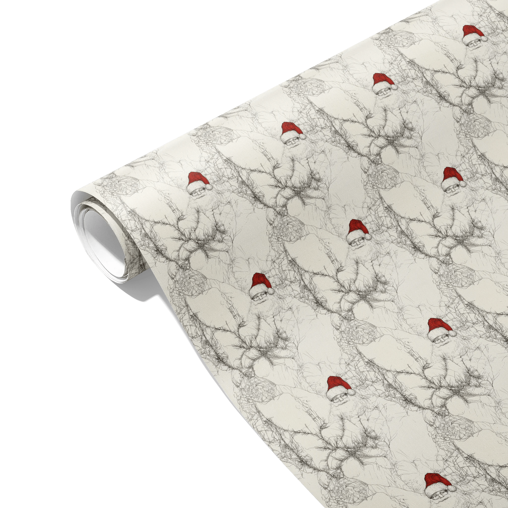 Ho Ho Hidden Gift Wrapping Paper