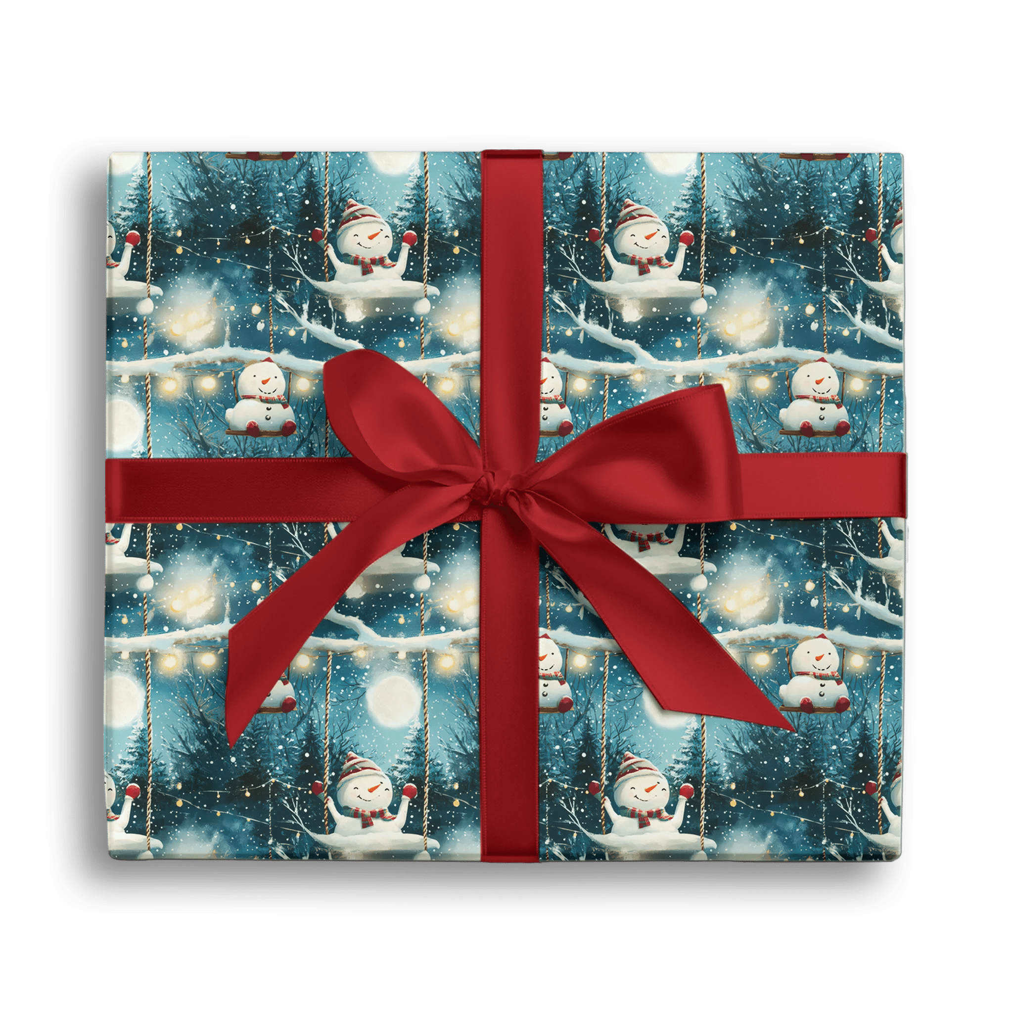 Frosty Moonbeam Gift Wrapping Paper