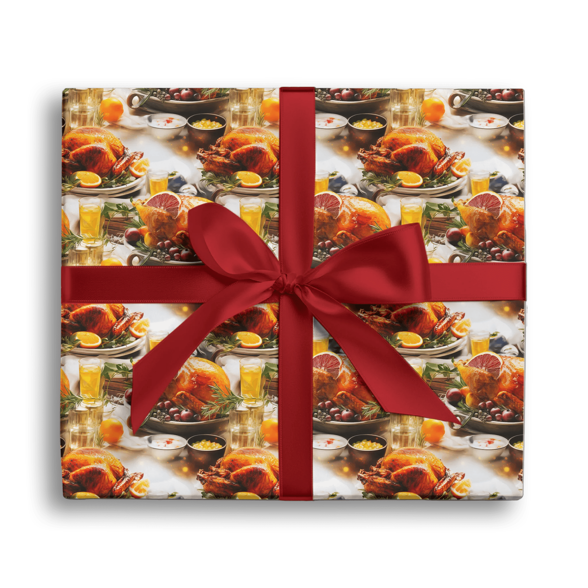Santa’s Supper Gift Wrapping Paper