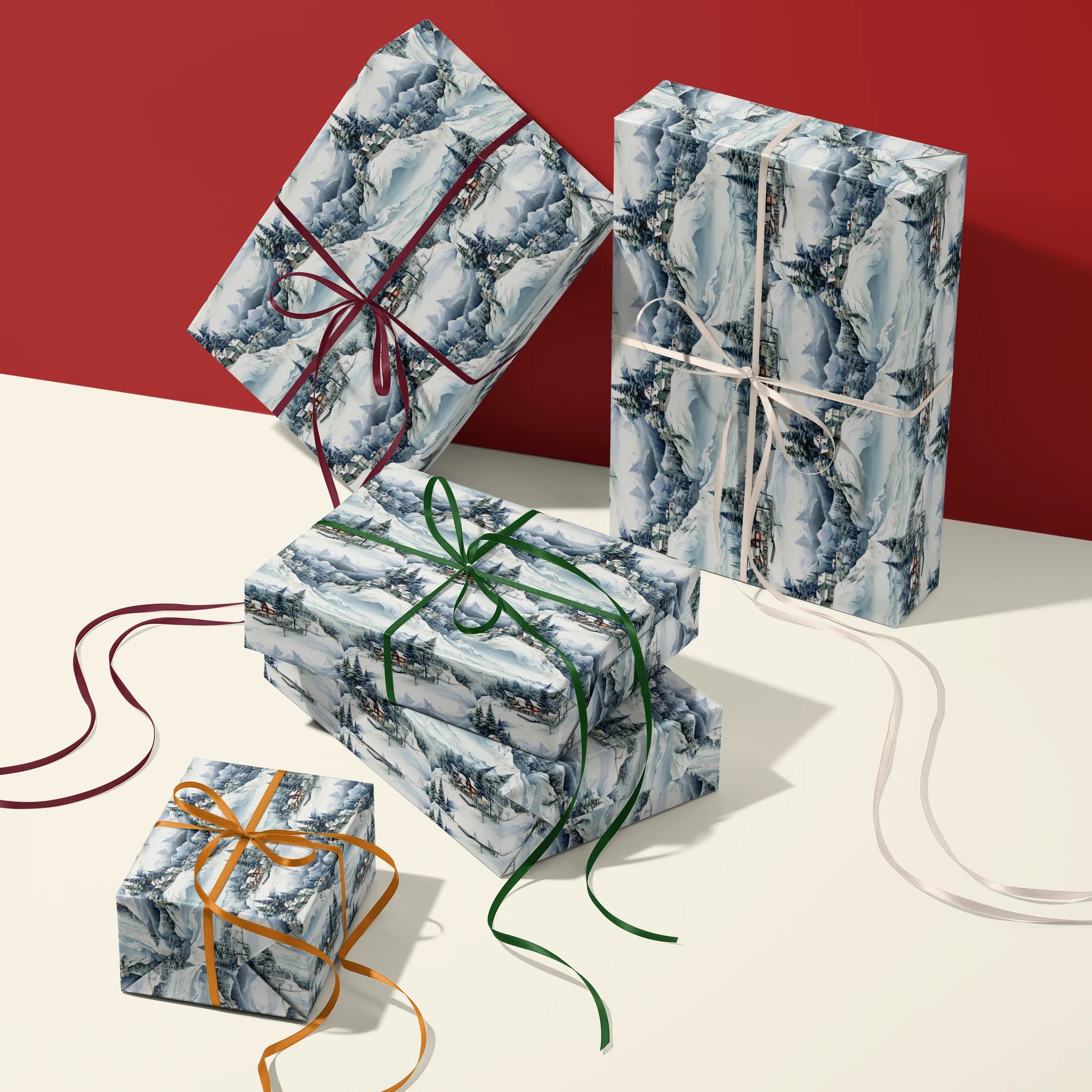 Cozy Cottage Cover Gift Wrapping Paper