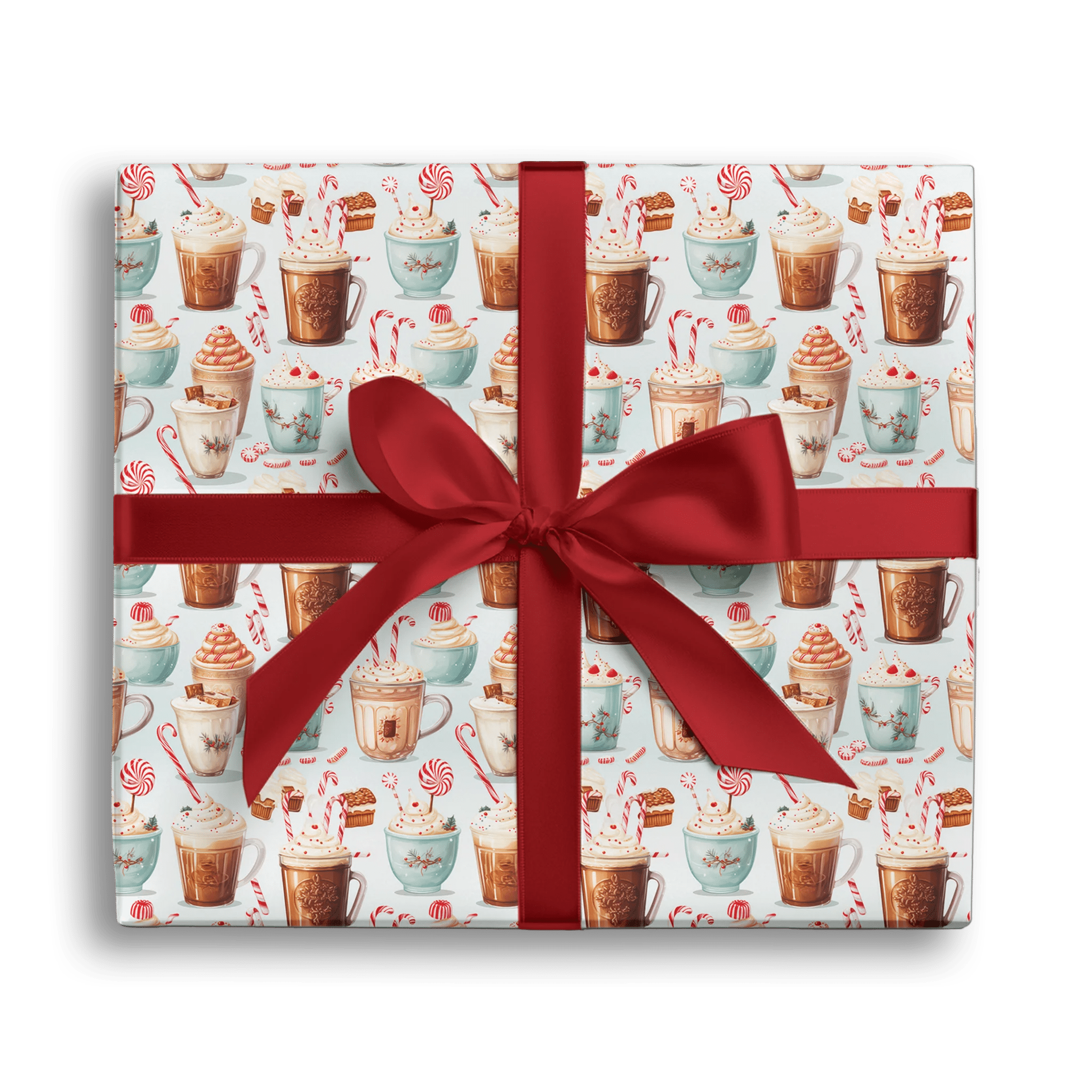 Peppermint Twist Gift Wrapping Paper