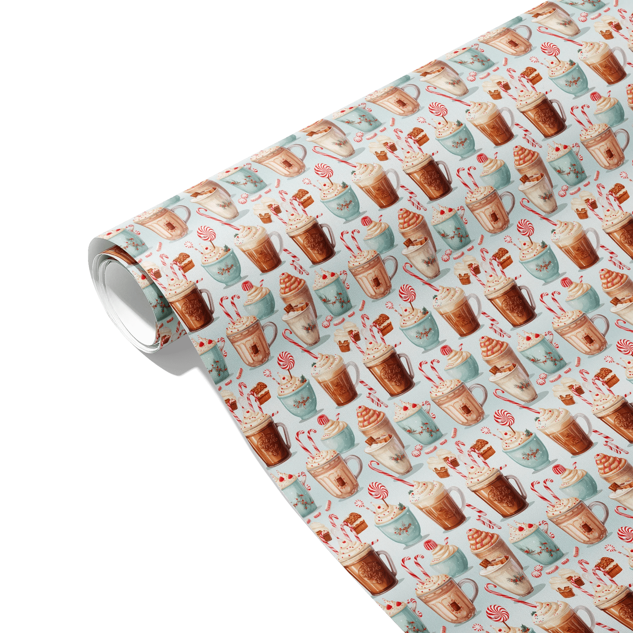 Peppermint Twist Gift Wrapping Paper