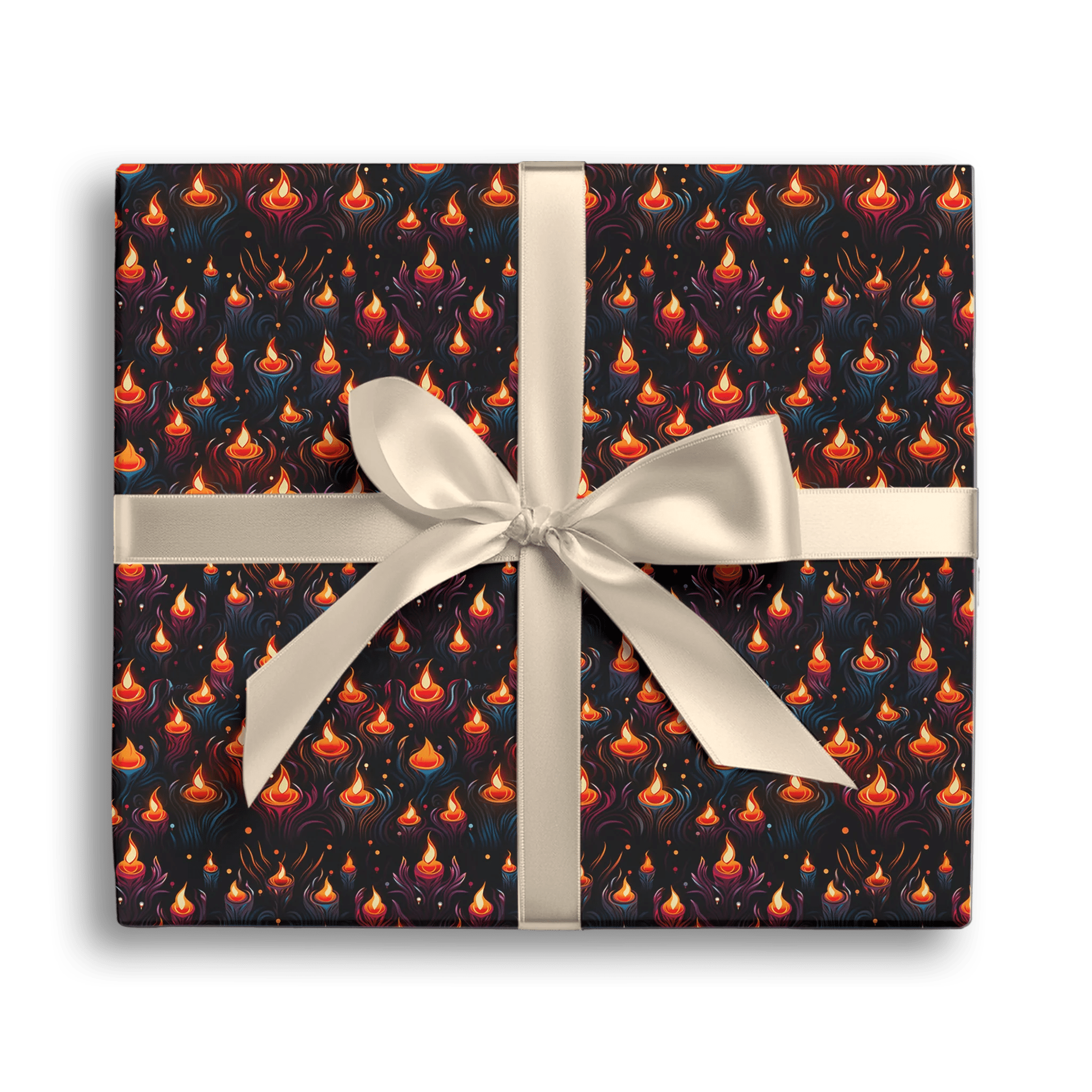 Candle Code Gift Wrapping Paper