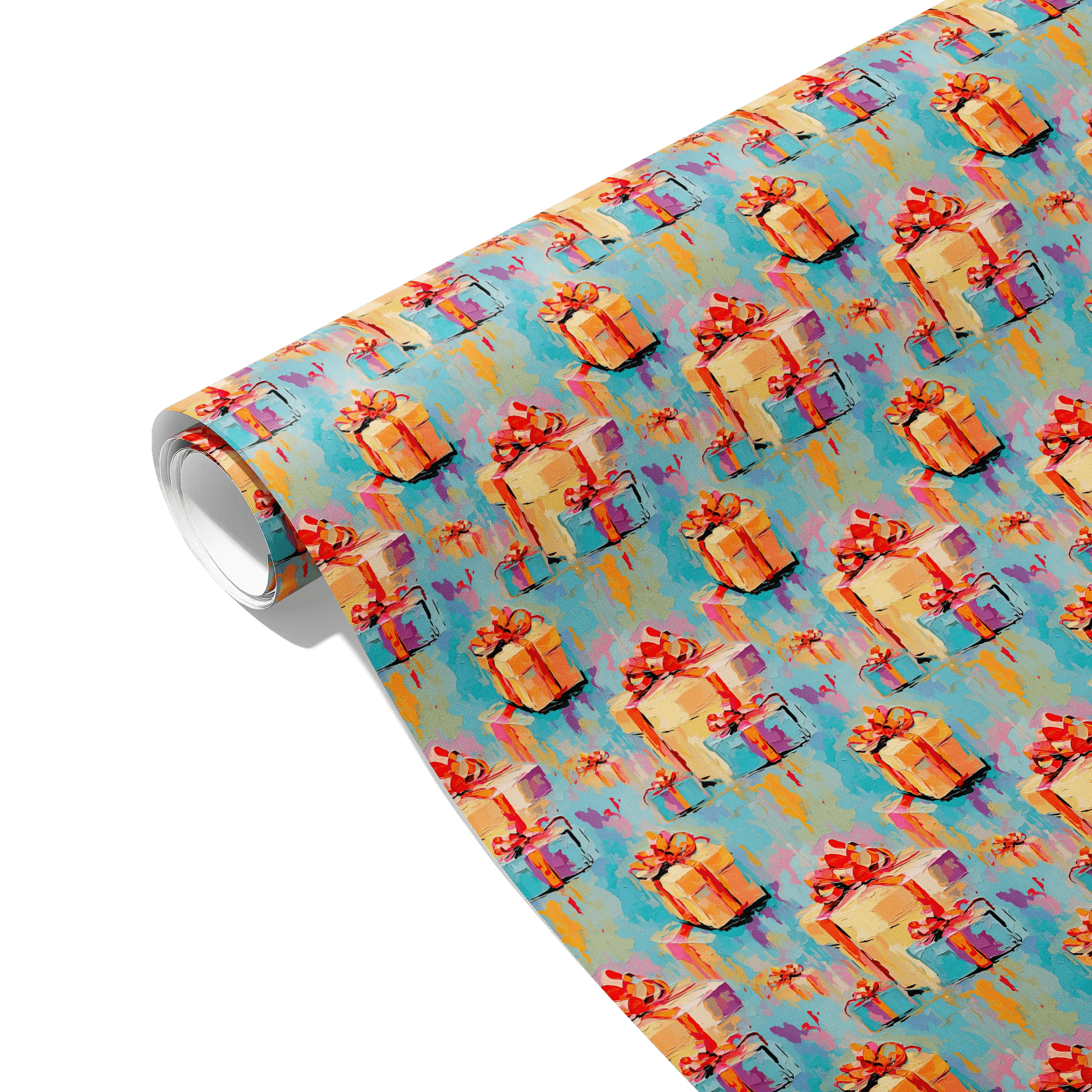Ribbon Run Gift Wrapping Paper