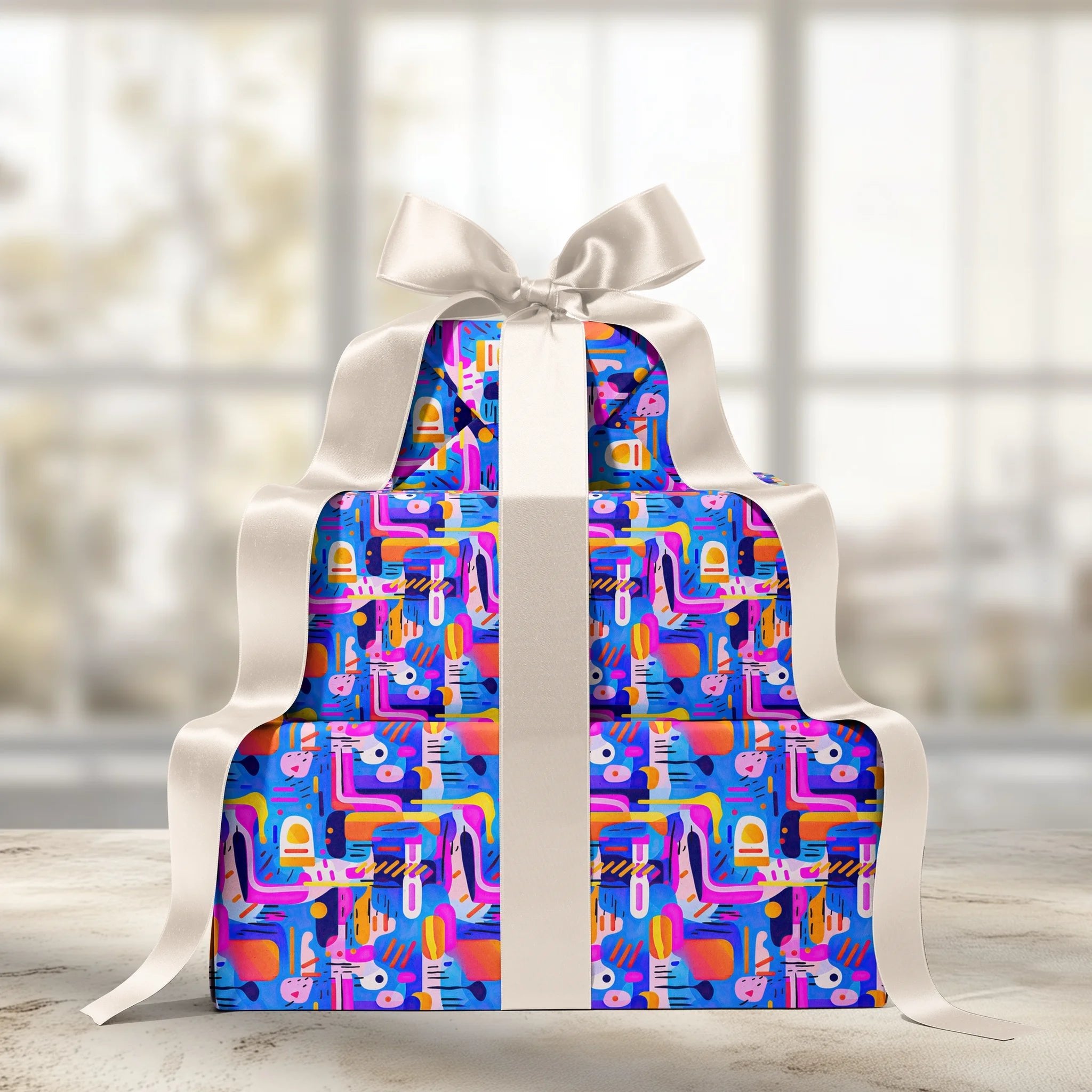 Party Lineup Gift Wrapping Paper