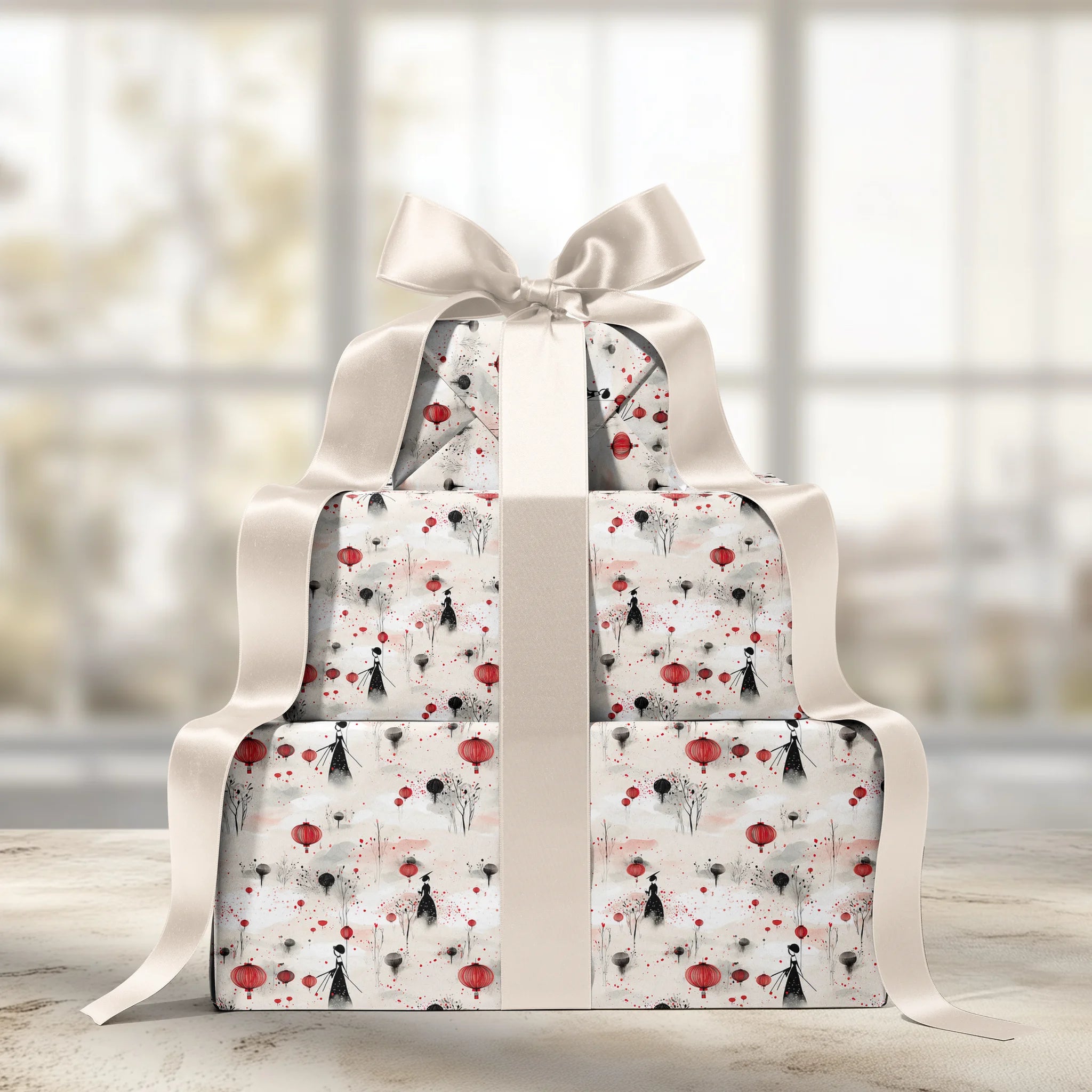Lantern Wishes Gift Wrapping Paper