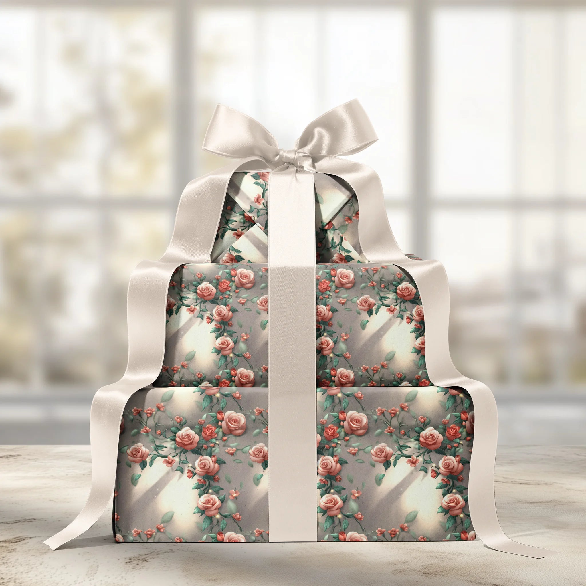 Rosy Outlook Gift Wrapping Paper