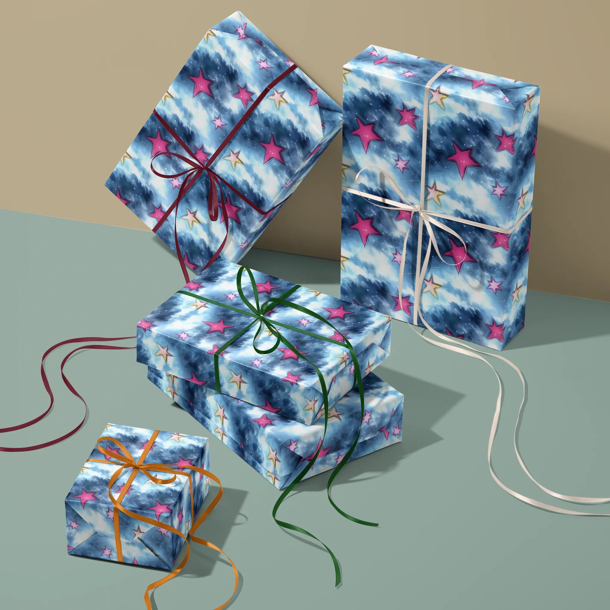 Out of This Box Gift Wrapping Paper