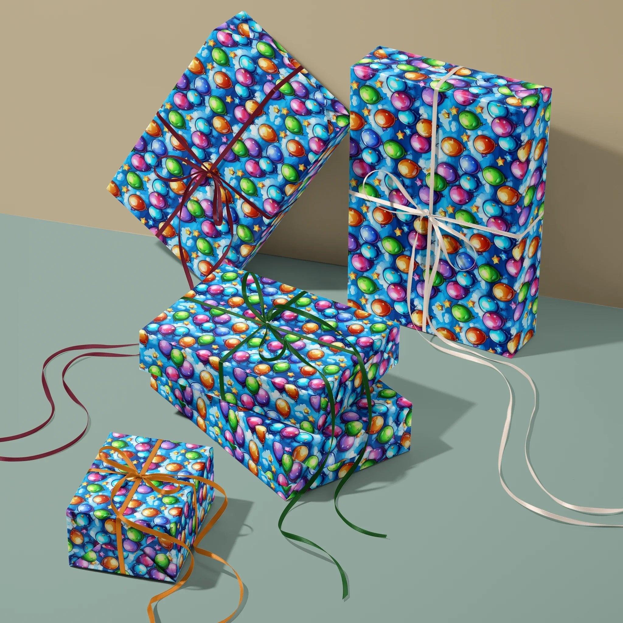 Up & Array Gift Wrapping Paper
