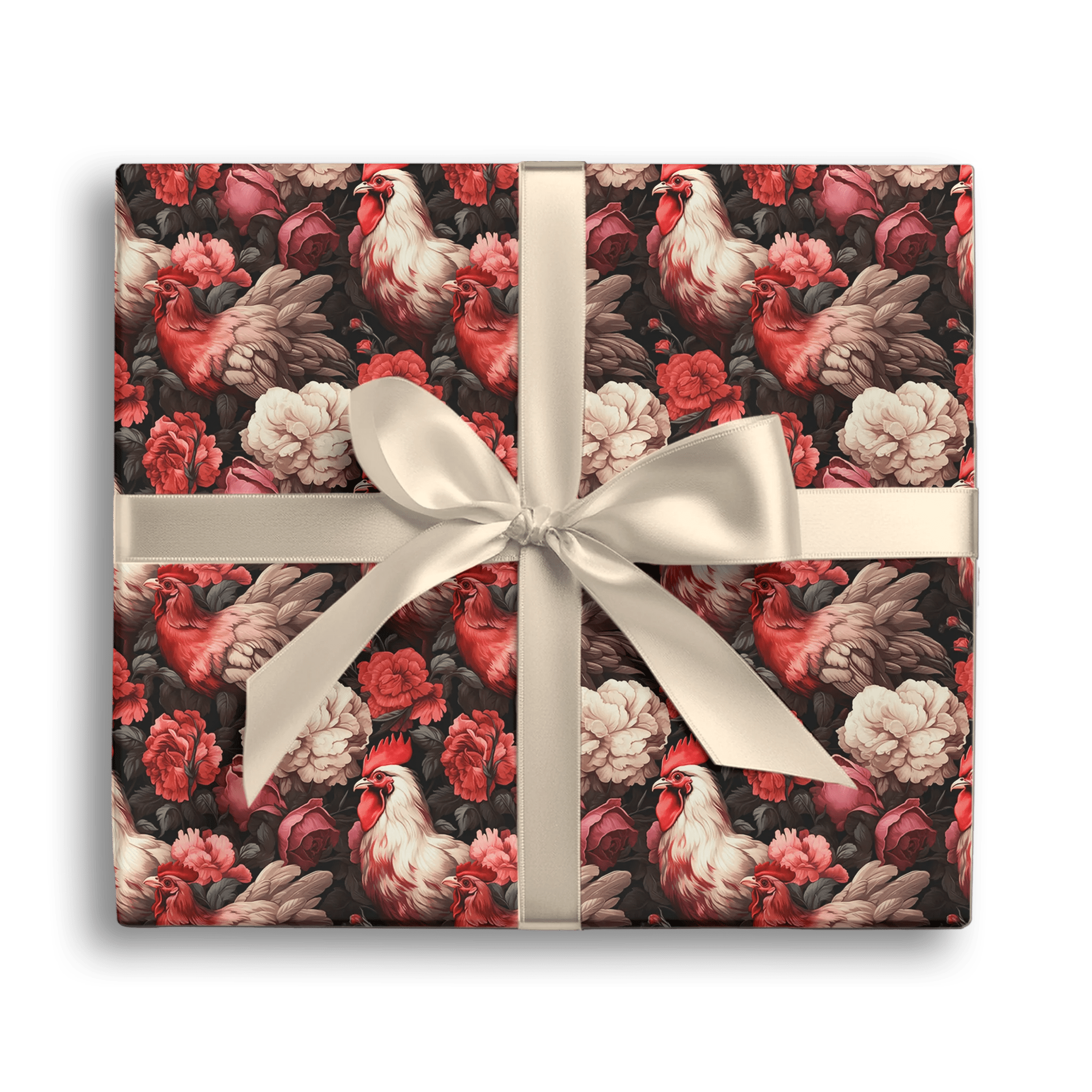 Rustic Floral Farm Gift Wrapping Paper