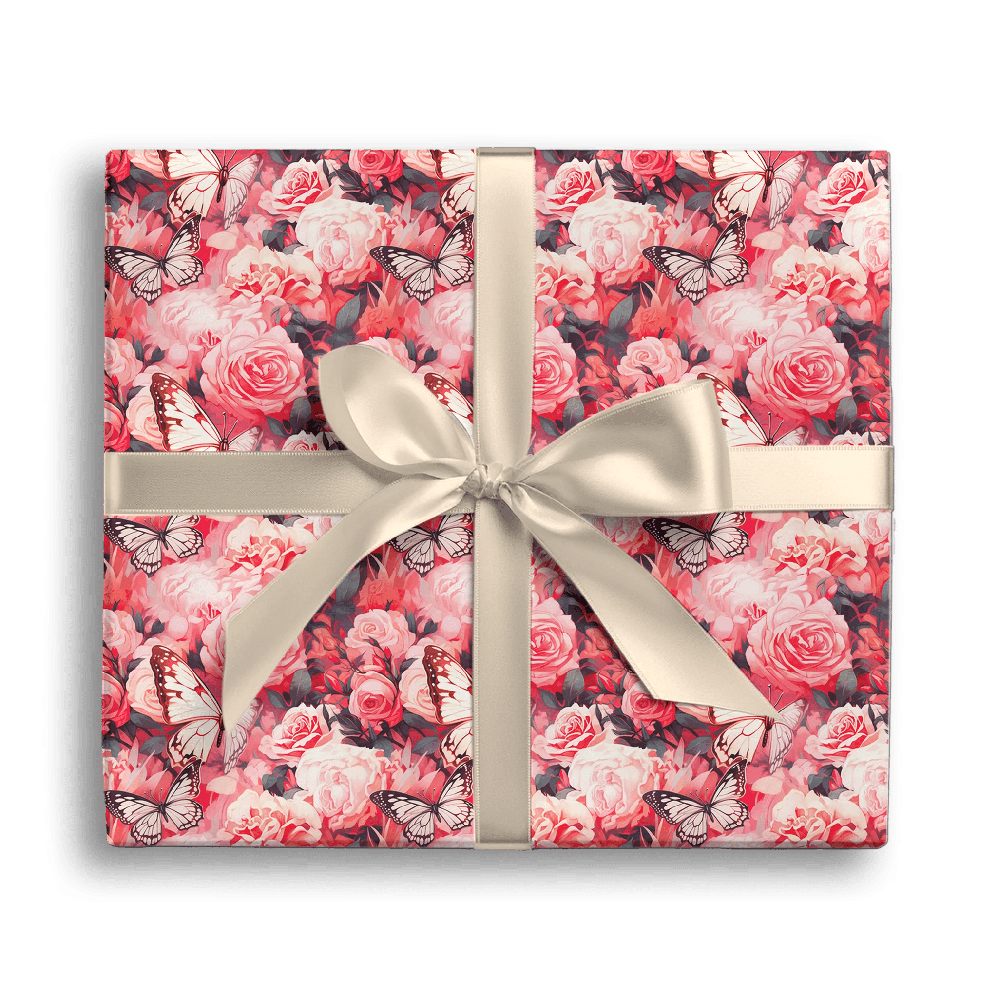 Petals And Flutter Gift Wrapping Paper