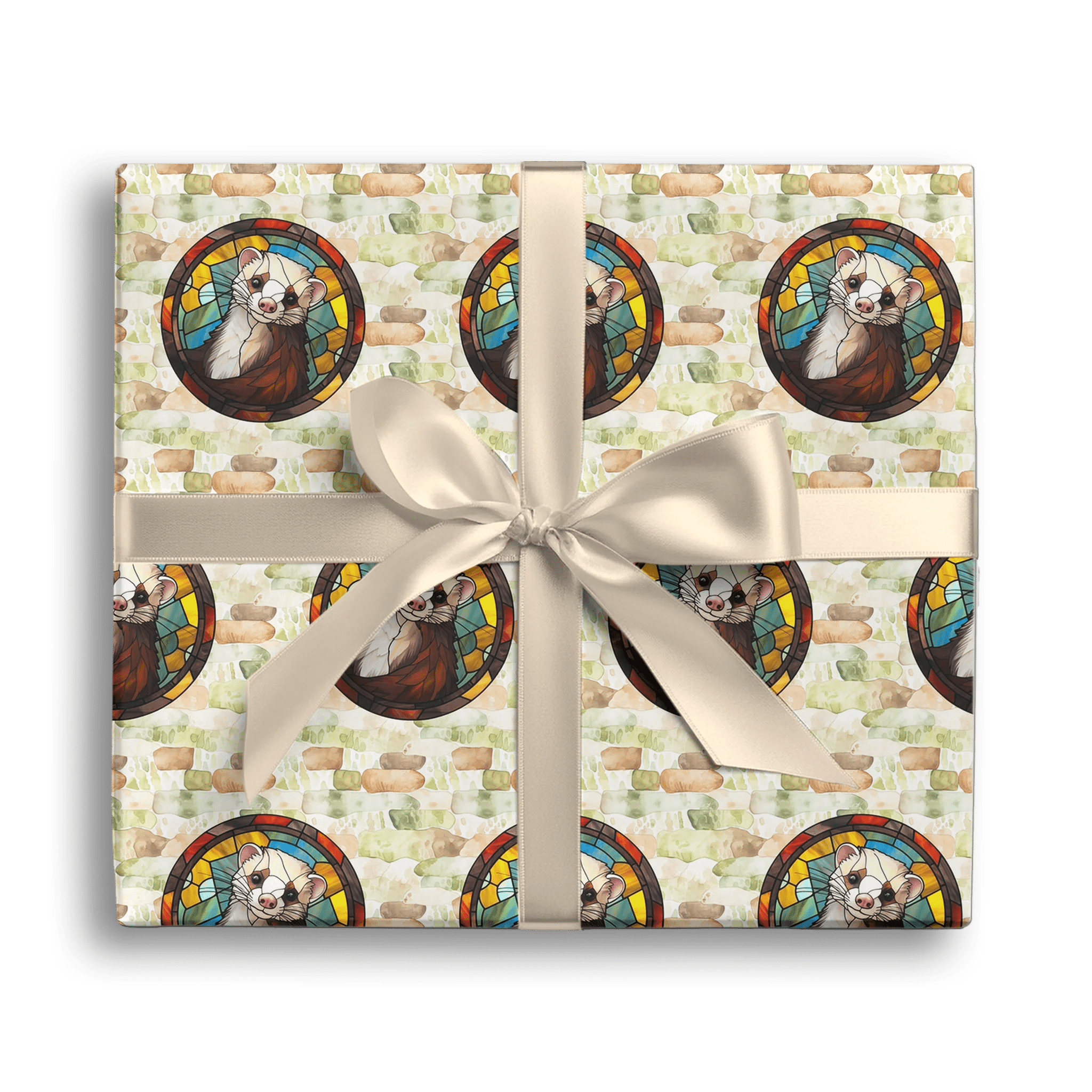 Mischievous Fur Companion Gift Wrapping Paper