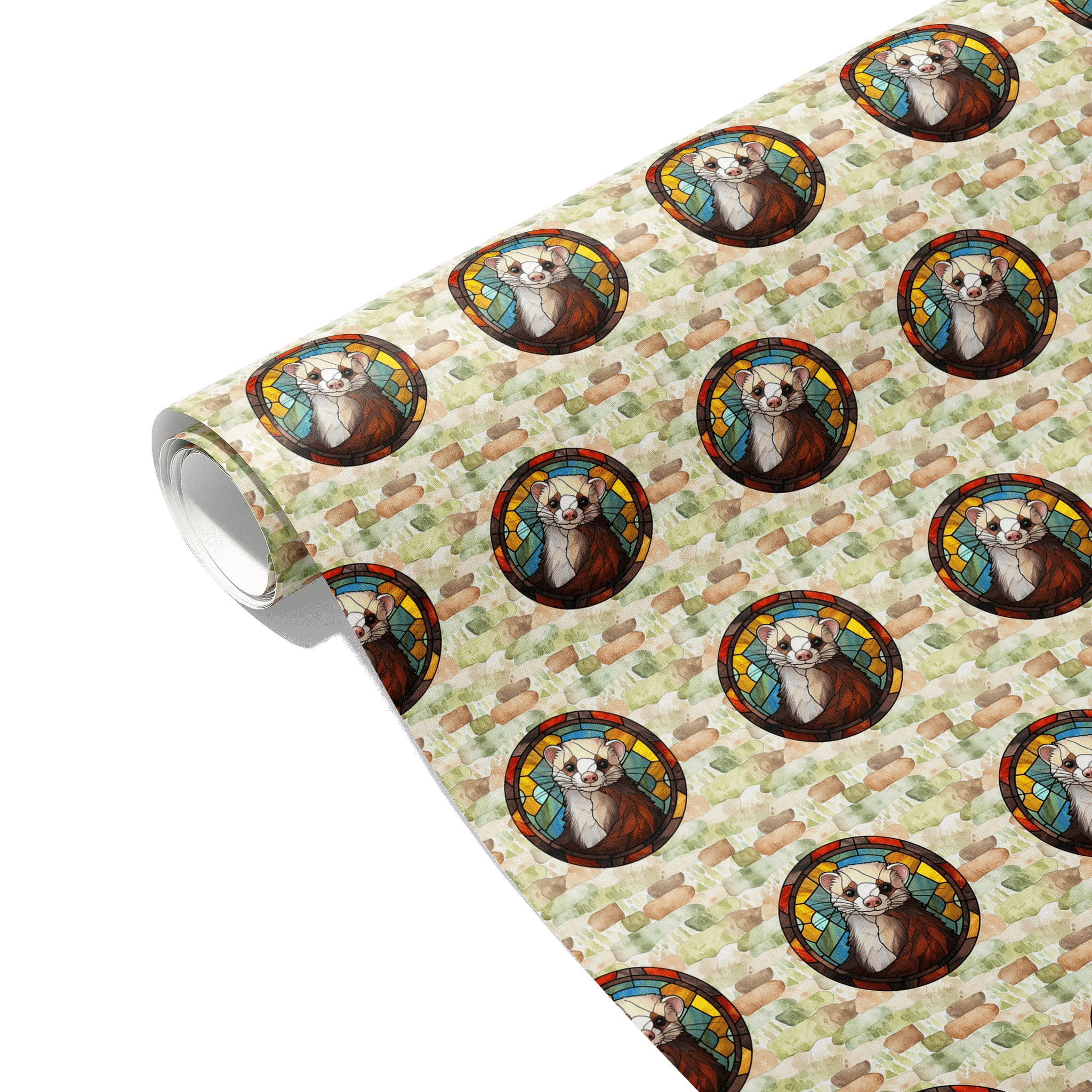 Mischievous Fur Companion Gift Wrapping Paper