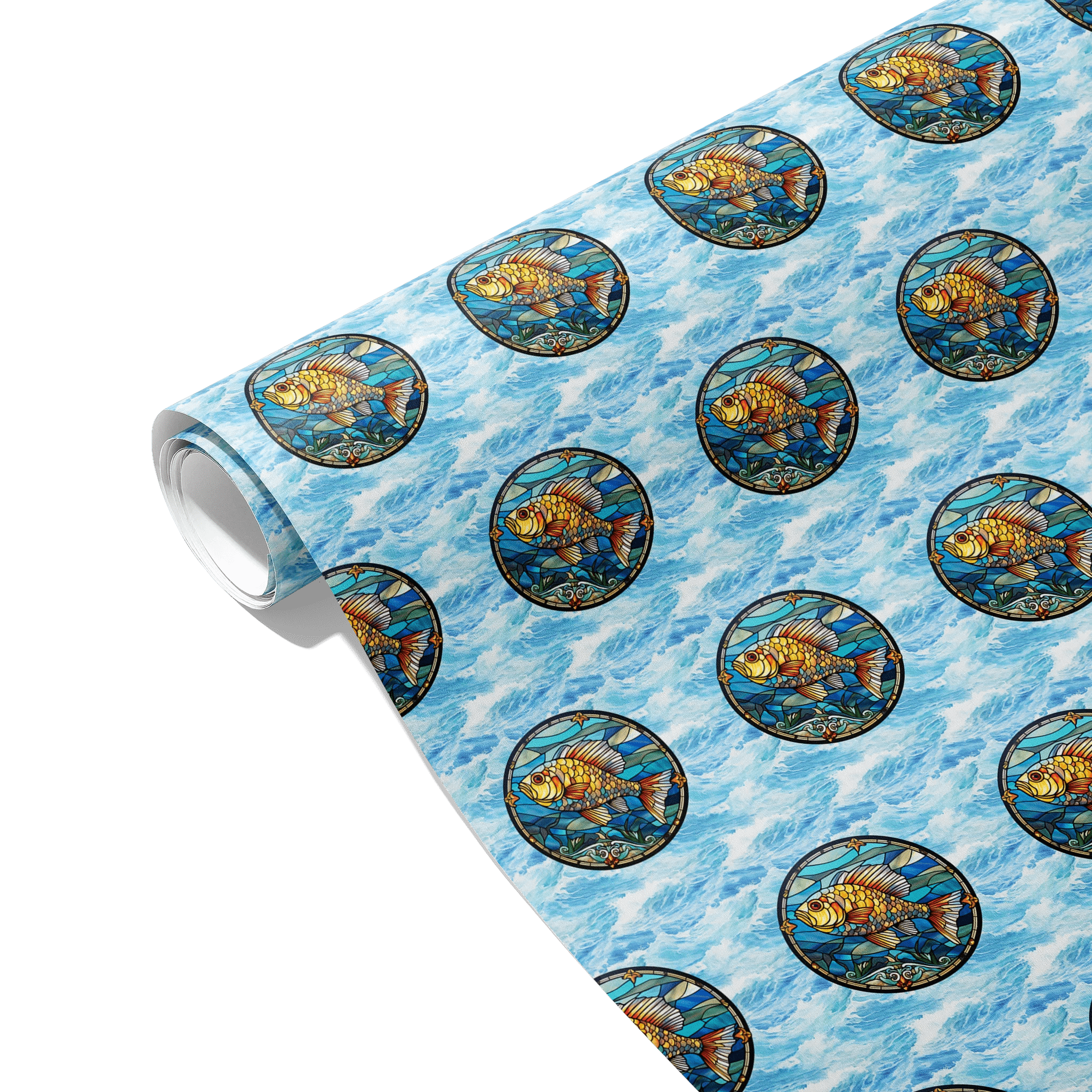 Golden Underwater Treasure Gift Wrapping Paper